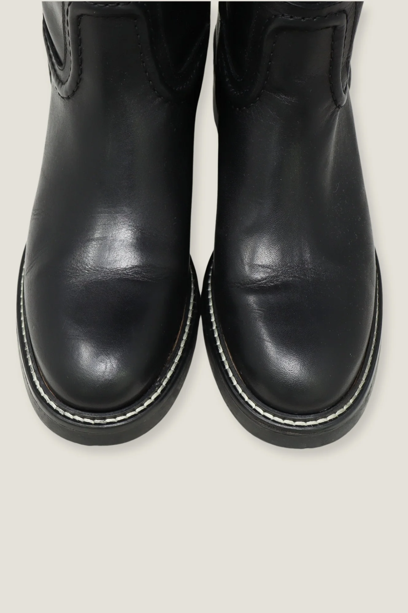 ALPE Trento Knee High Leather Boot | Black