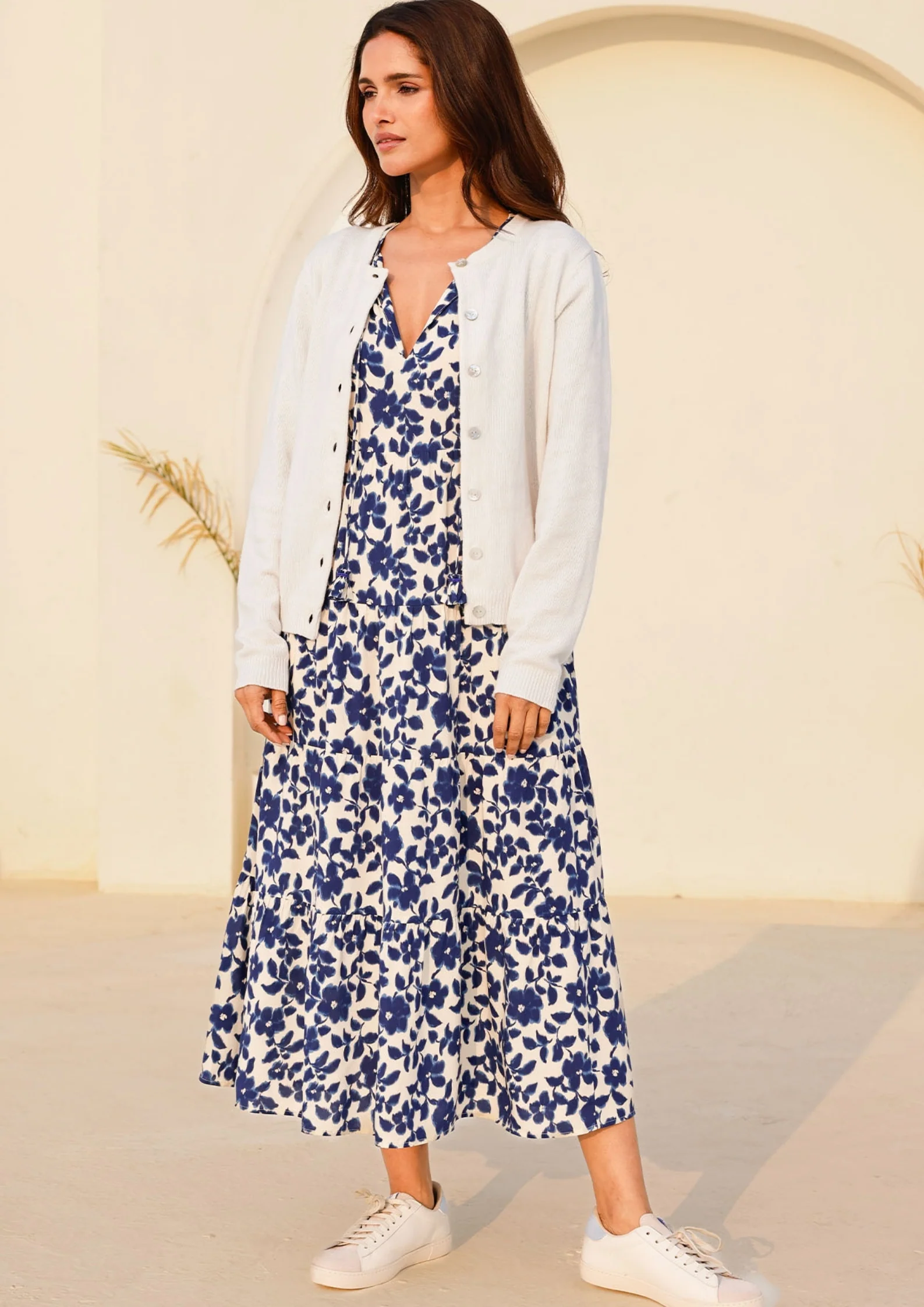 Merino Wool Classic Cardigan | Ivory