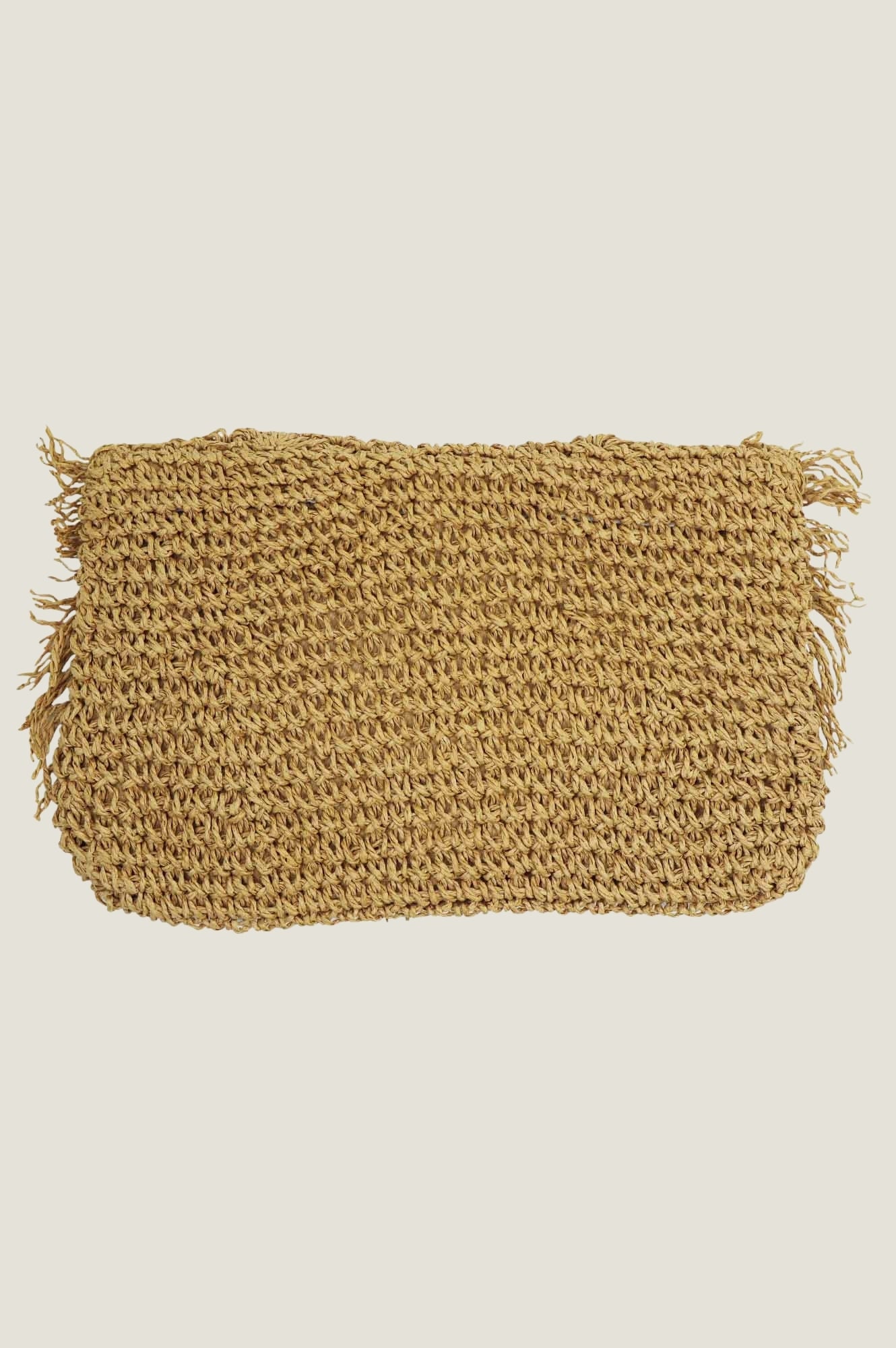 Sirene Raffia Clutch | Natural