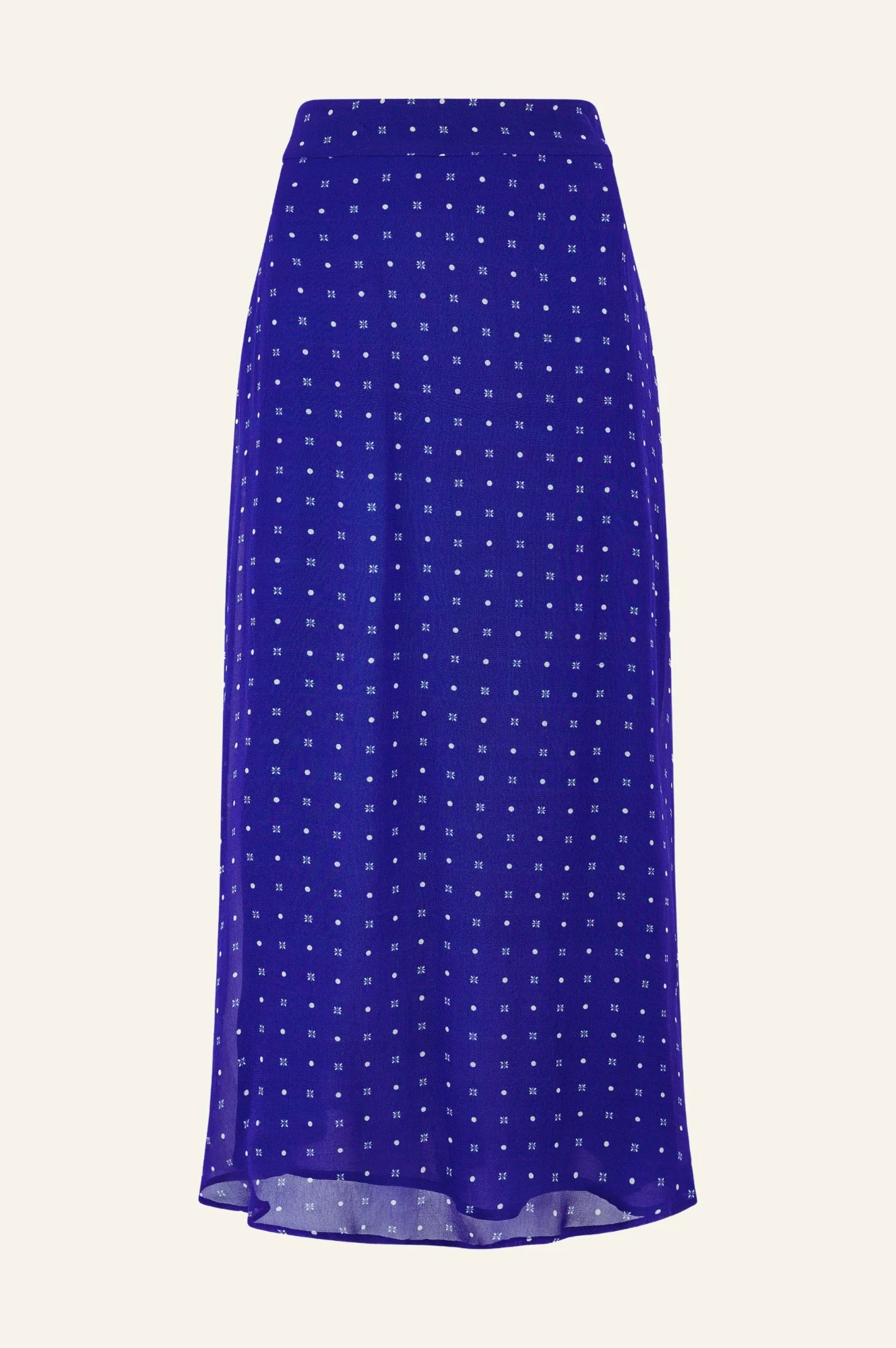 Kate Skirt | Polka Dot Cobalt/White
