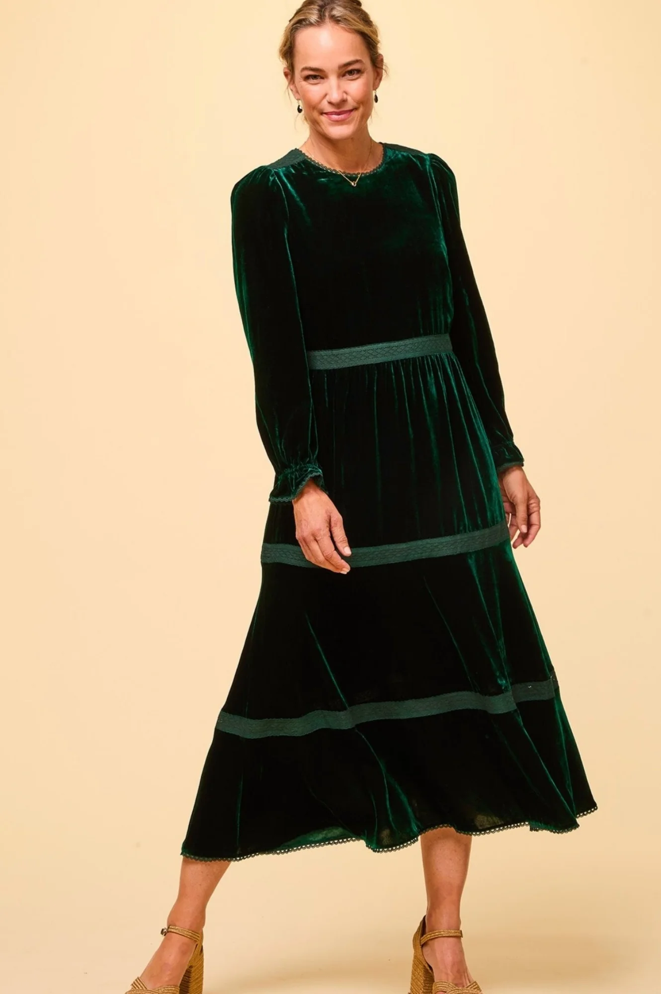 Clara Dress | Emerald