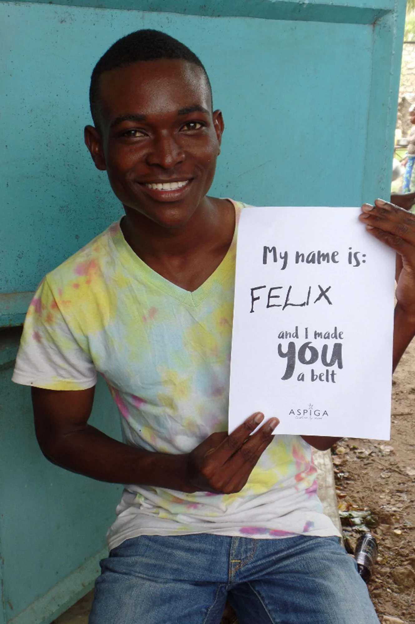 Full Beaded Leather Belt | Bullet