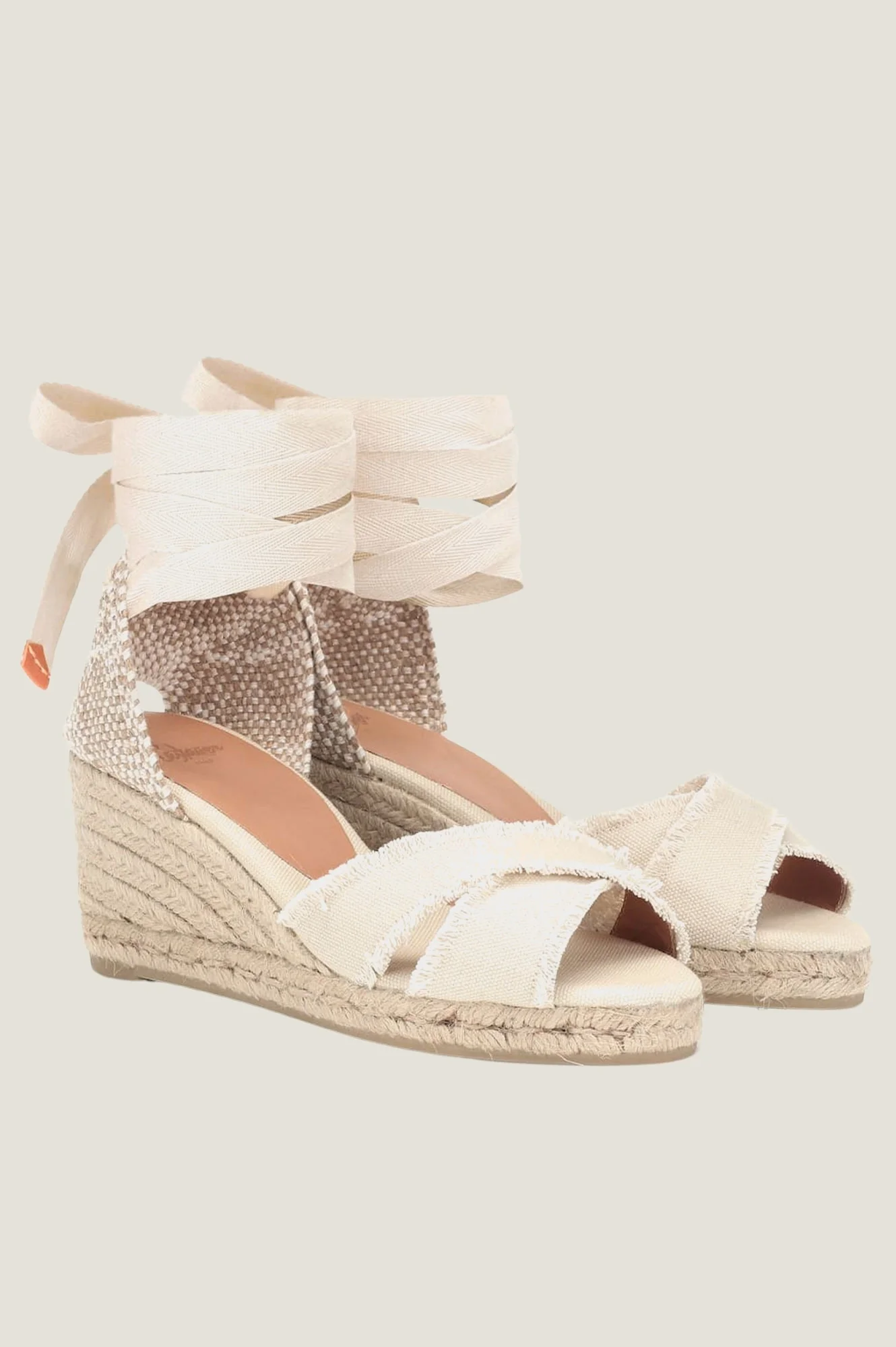 Bluma Canvas Wedge Espadrilles | Ivory