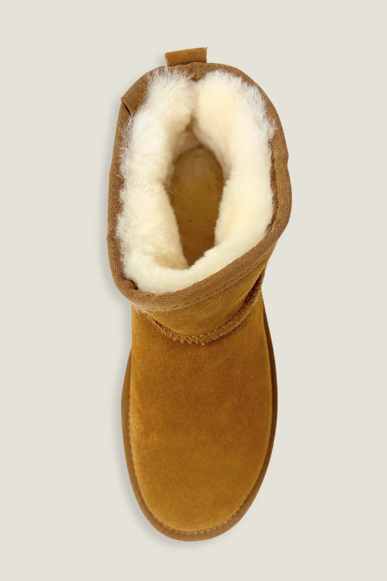 LUCKY BEAR Mini Sheepskin Boot | Tan