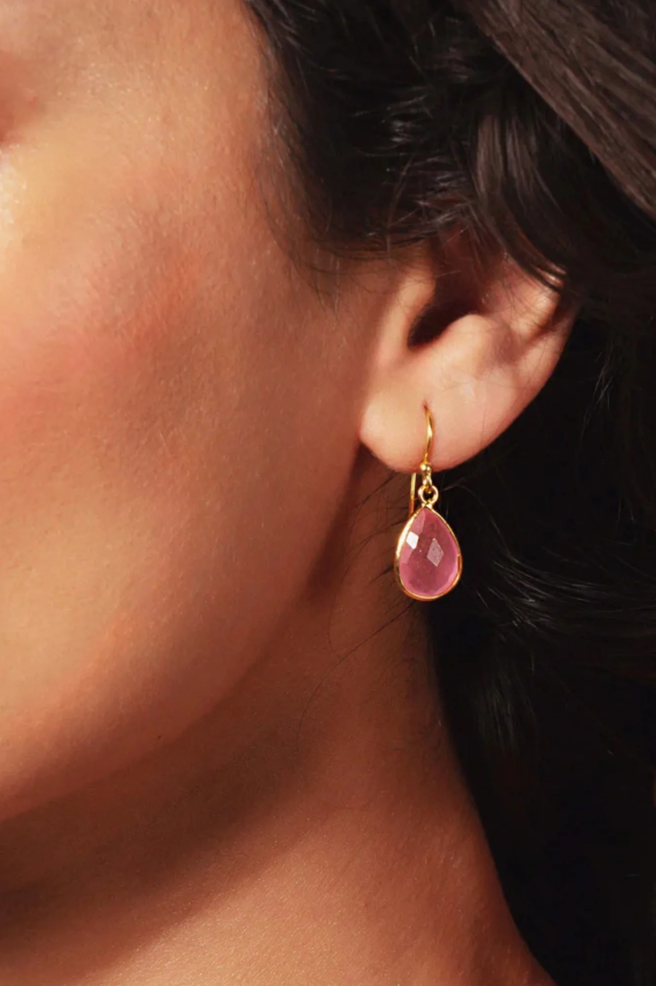 ASHIANA Ava Earrings | Pink