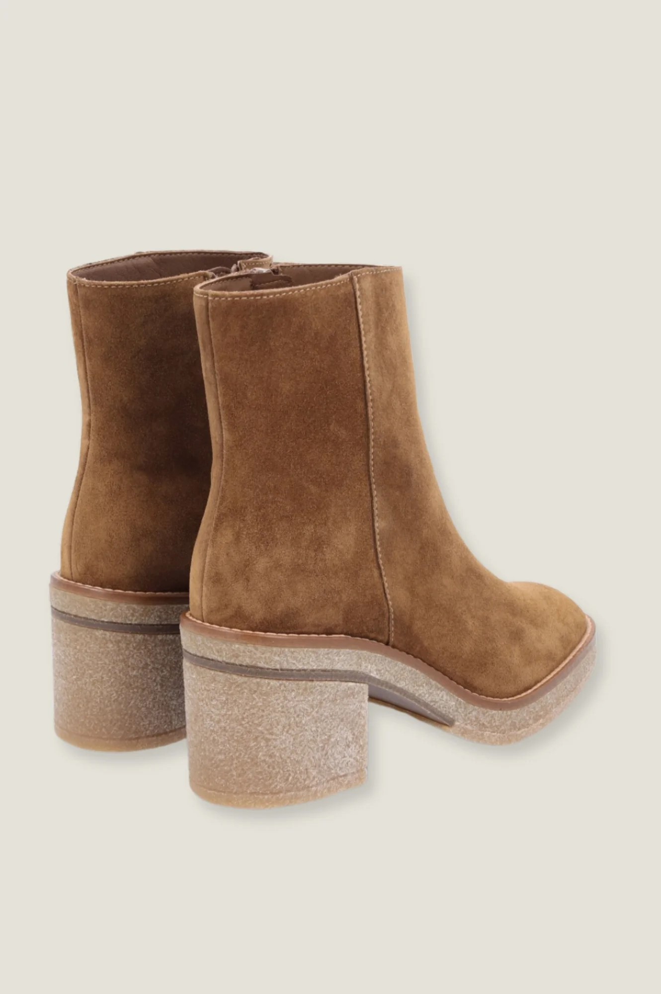 ALPE Janise Suede Ankle Boot | Tan