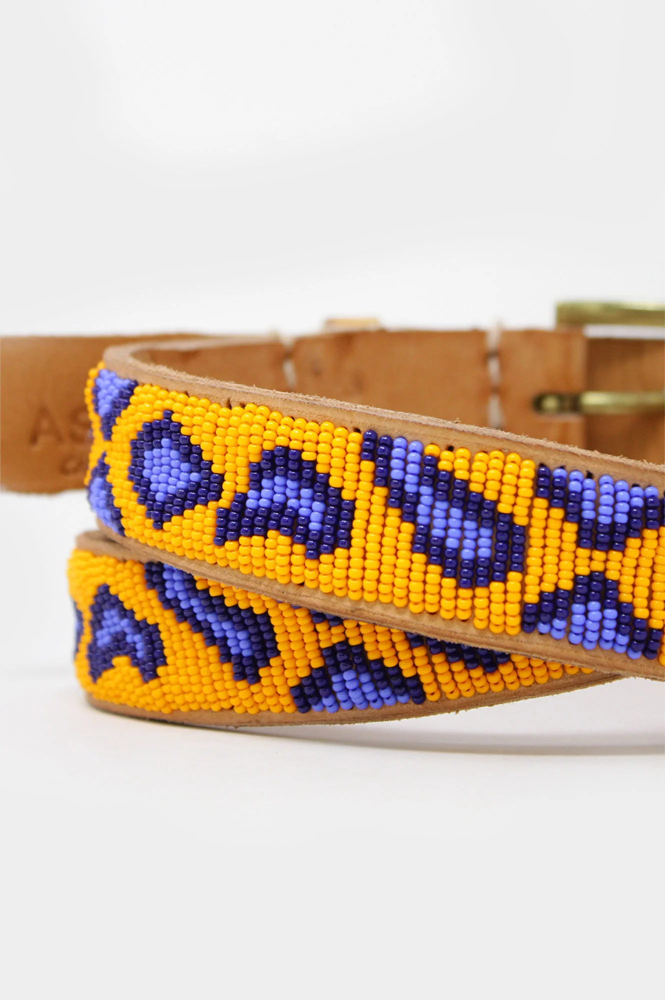 Cheetah Belt | Orange/Blue