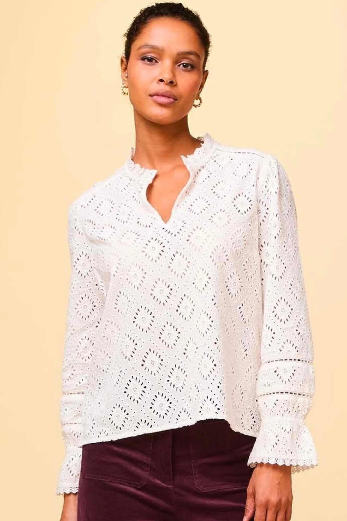 Flo Blouse | Ivory