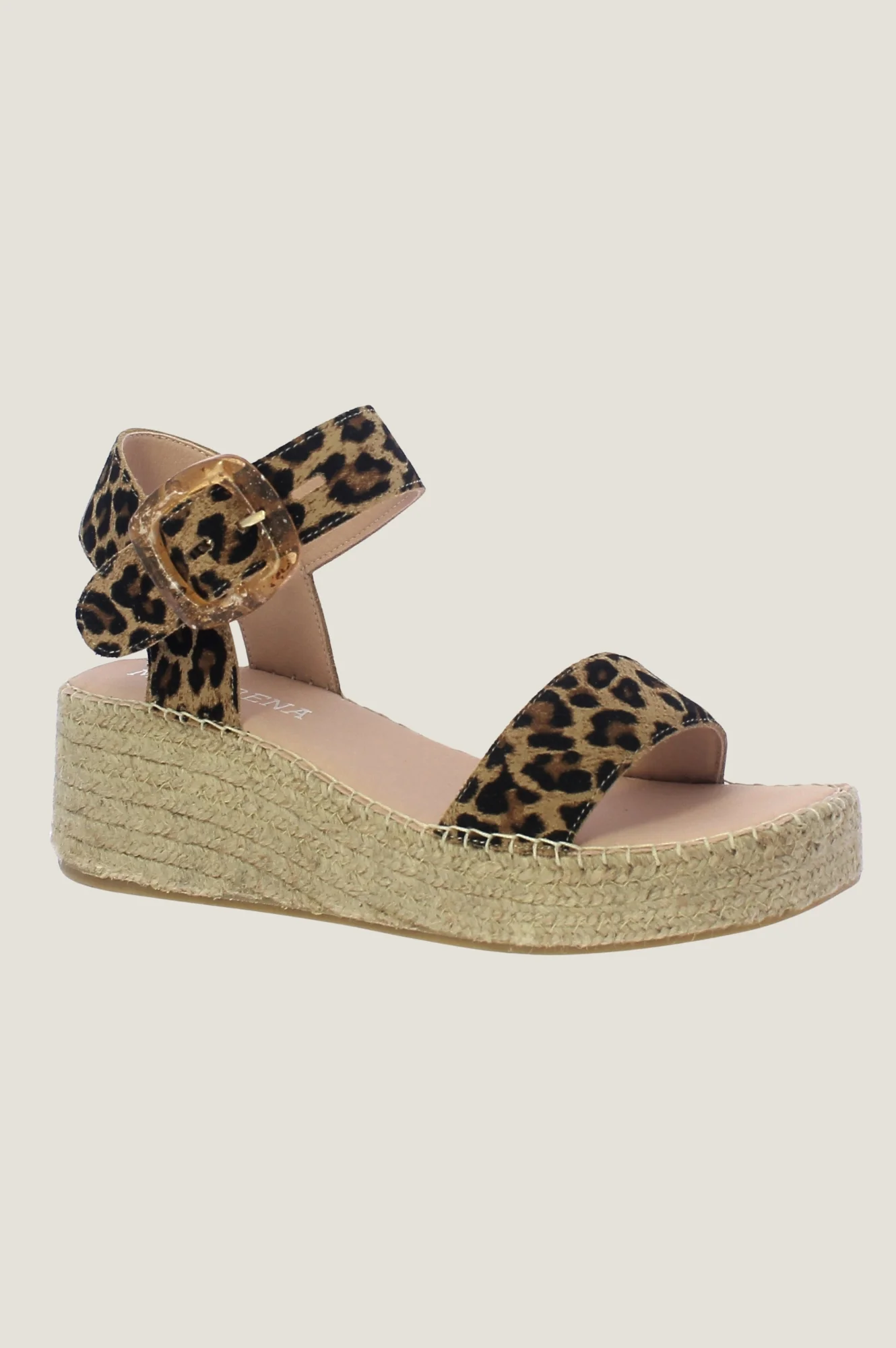 MACARENA Rhodes Sandals | Leopard Print