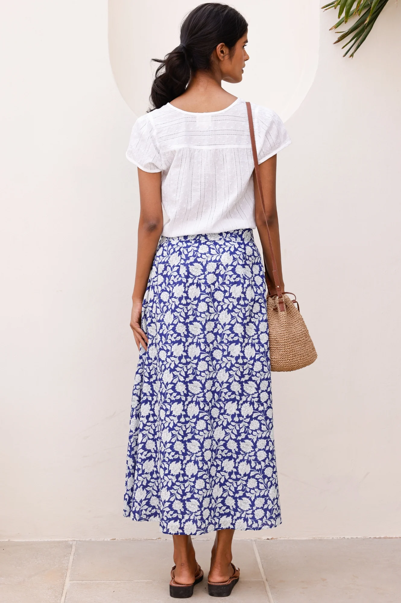 Lisbon Cotton Dobby Shirt | White