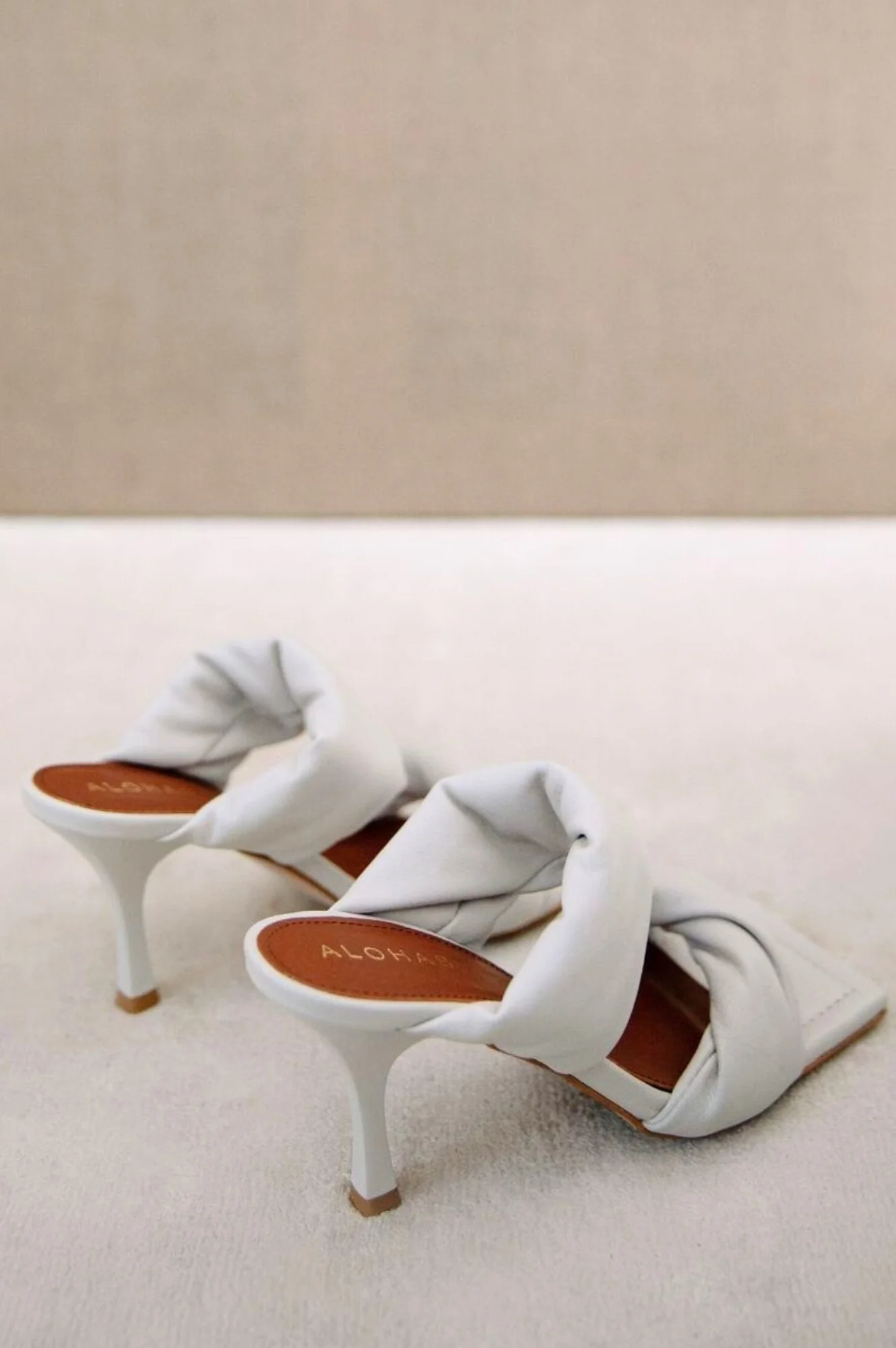 Twist Strap Sandals | Off White