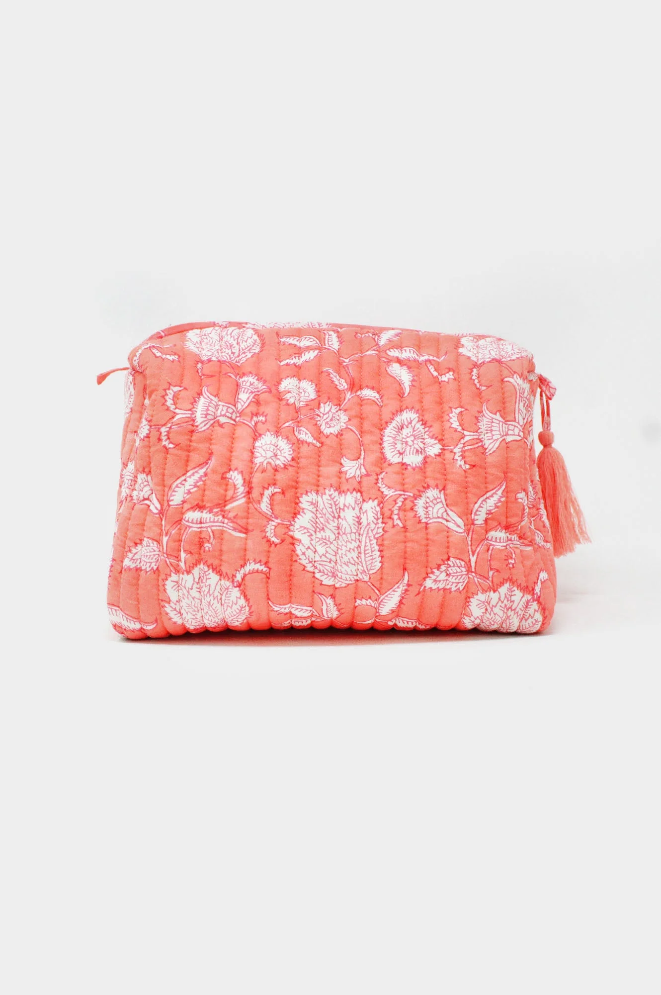 Large Wash Bag | Flower Coral