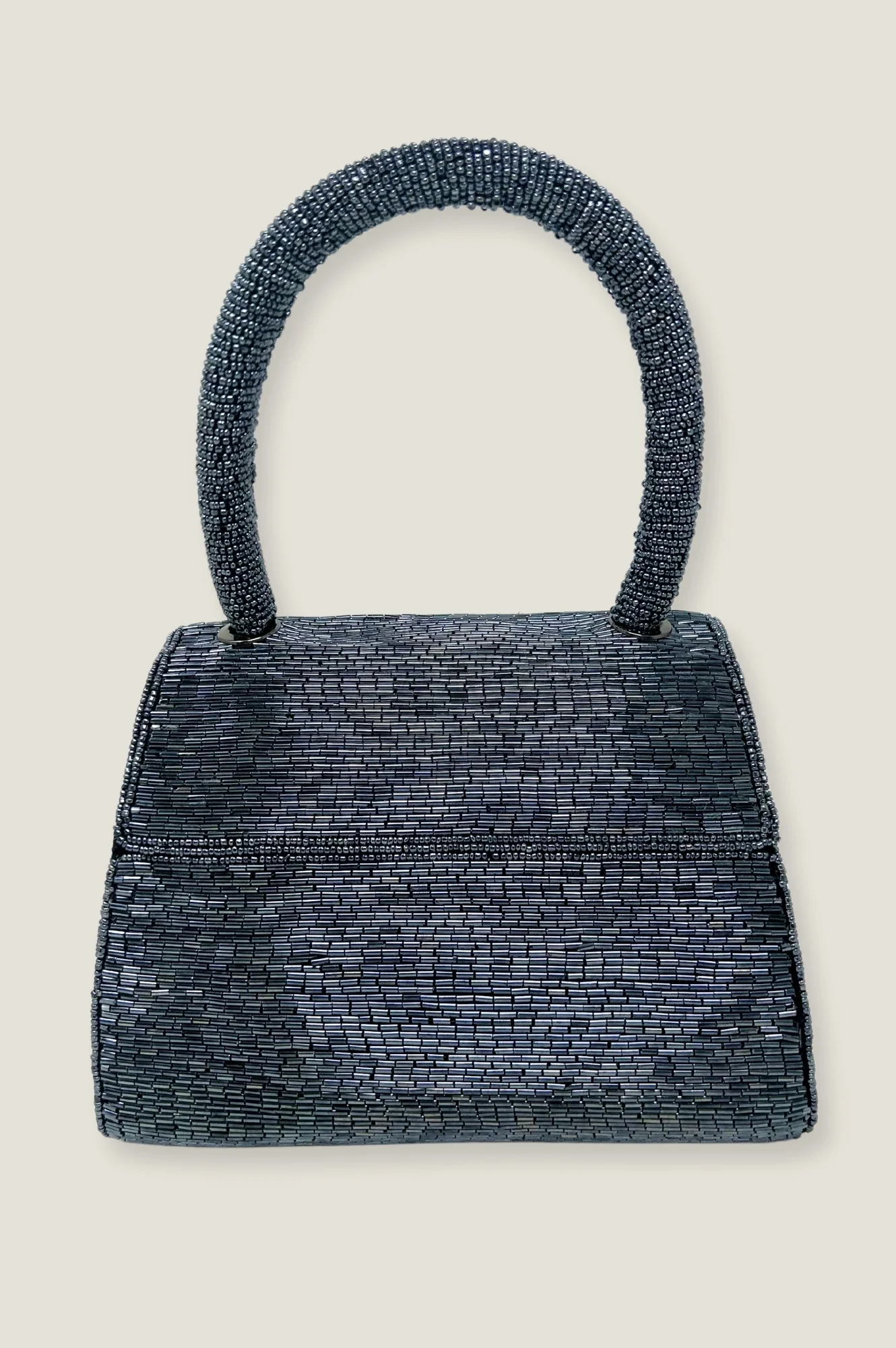 Beaded Handbag | Navy/Bullet