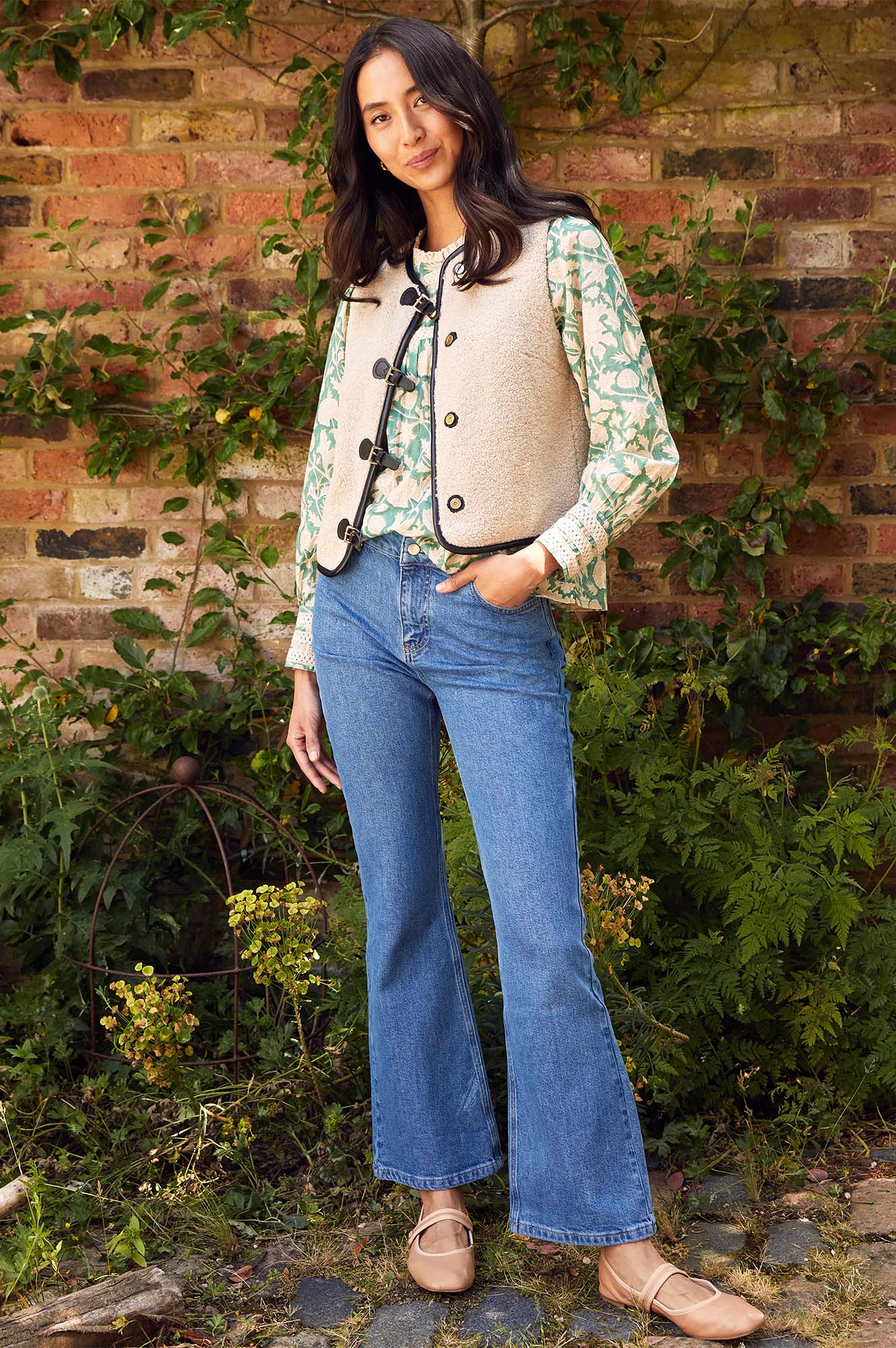 Denim Boot Cut Jean | Mid Wash