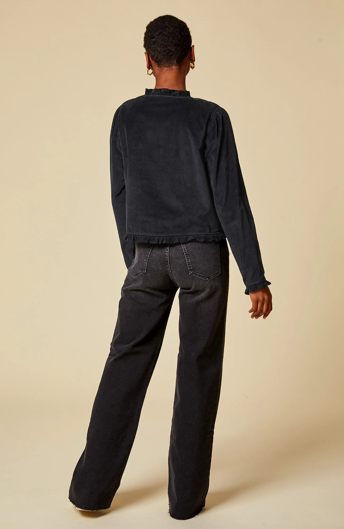 Frances Corduroy Jacket | Black