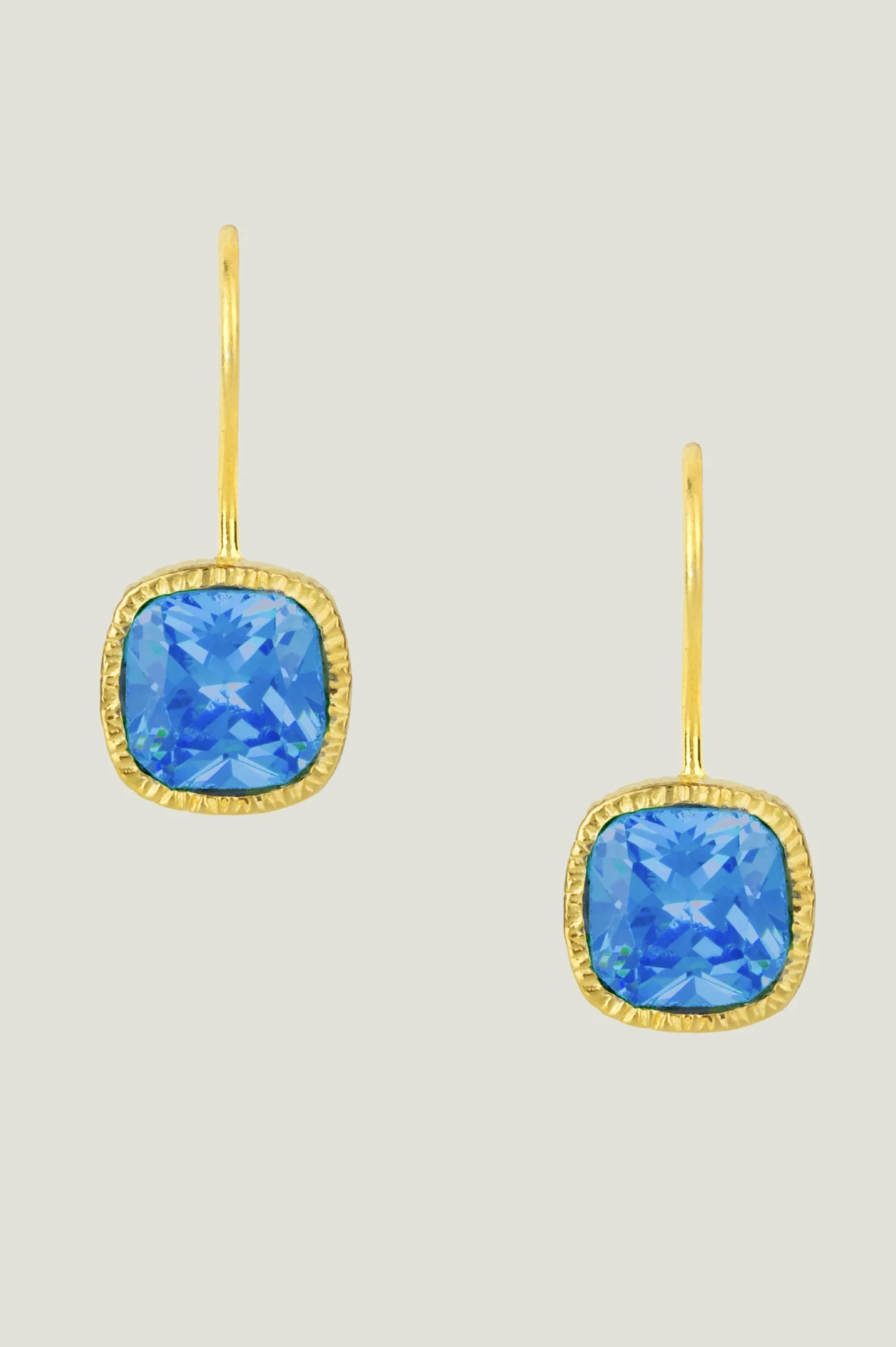 ASHIANA Lois Earrings | Blue Topaz