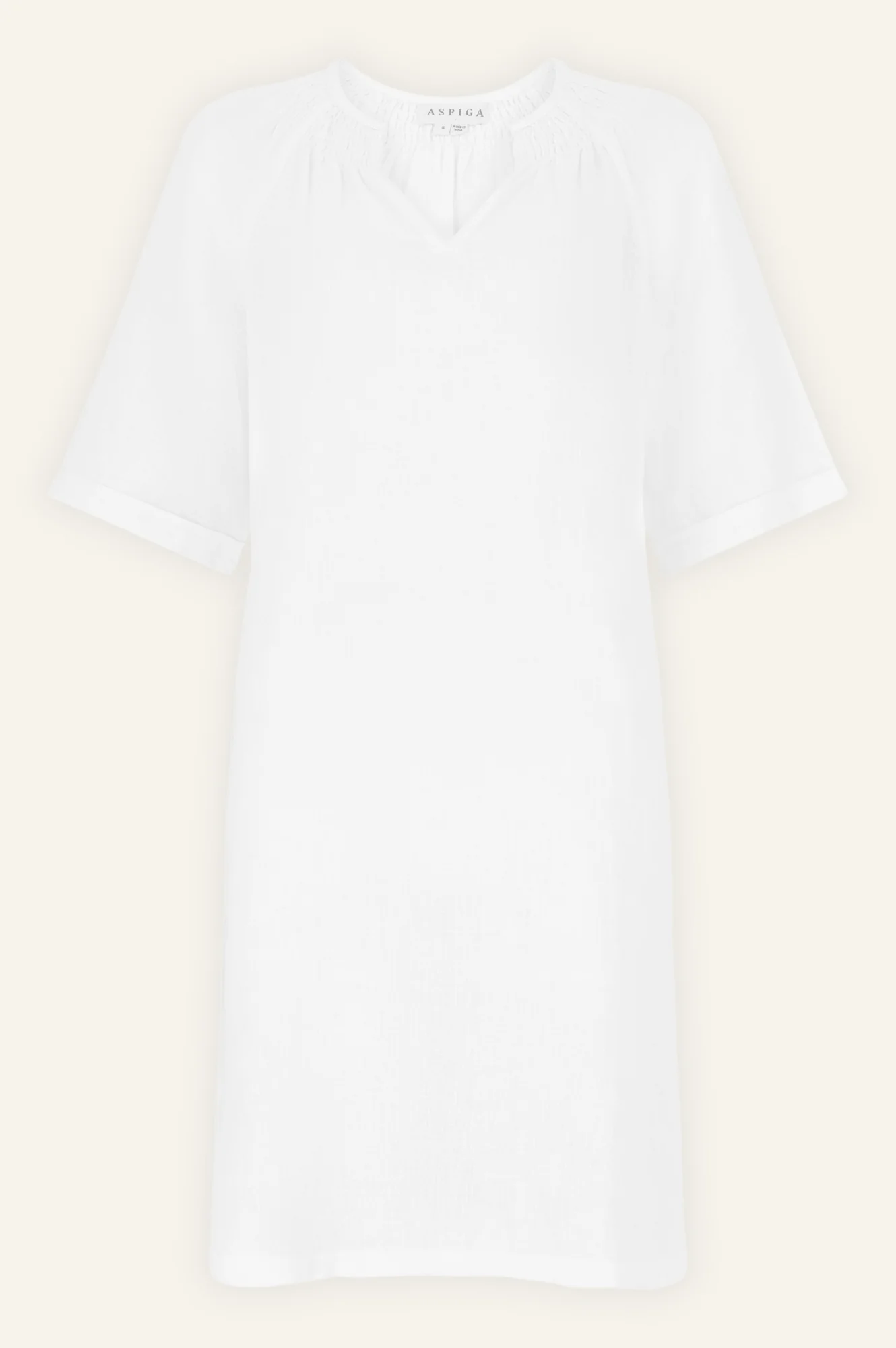 Paxos Linen Dress | White