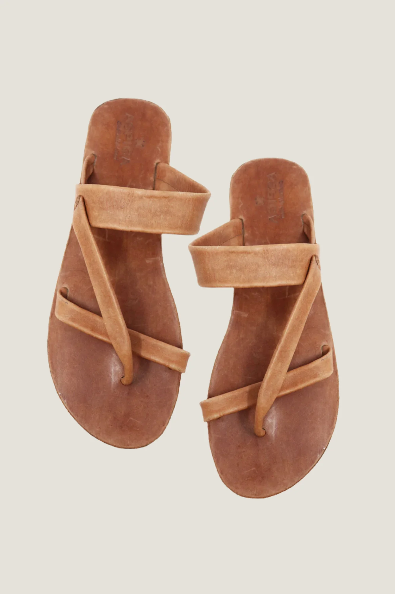 Puglia Leather Sandals | Tan