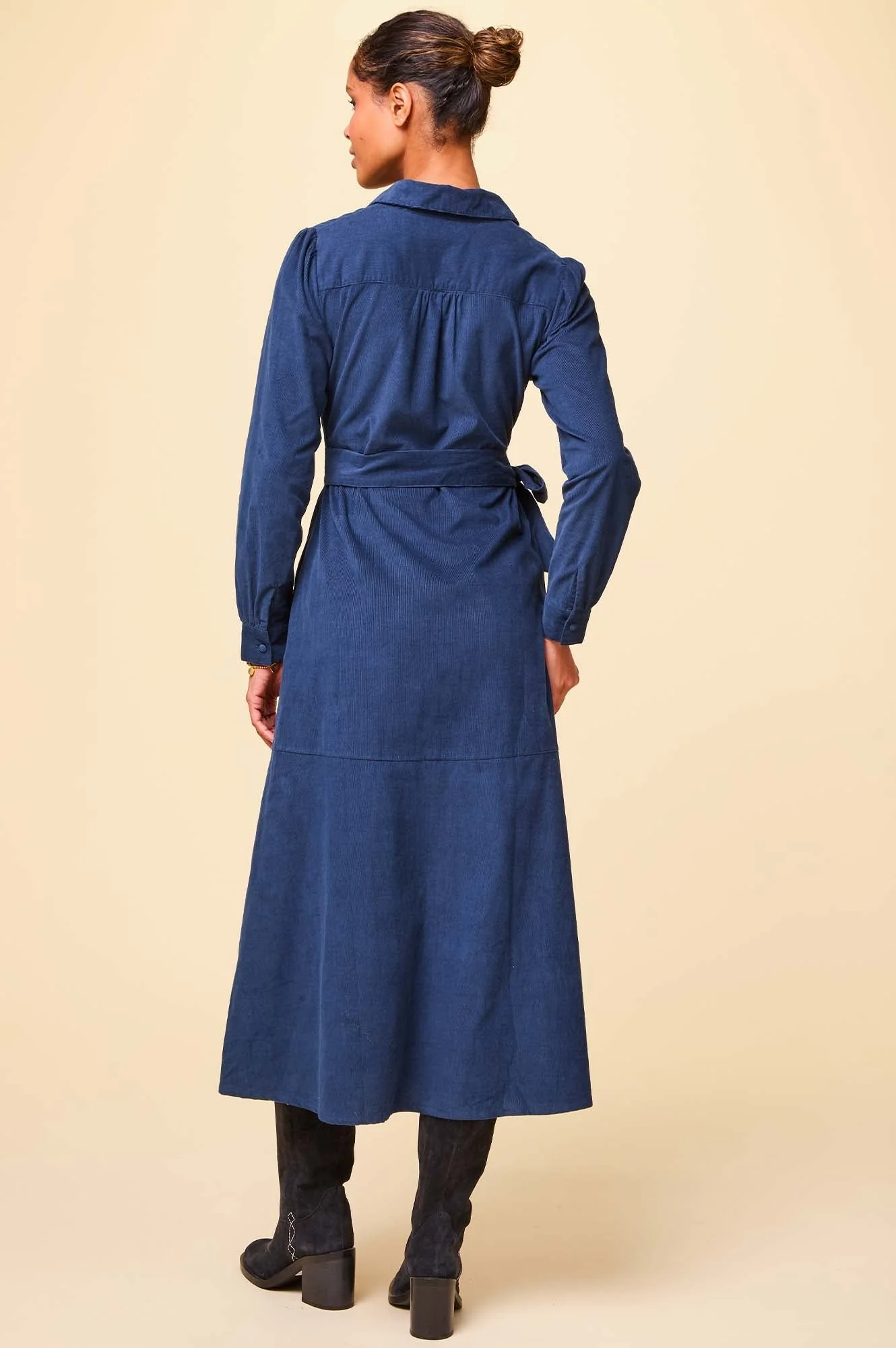 Marissa Corduroy Dress | Navy
