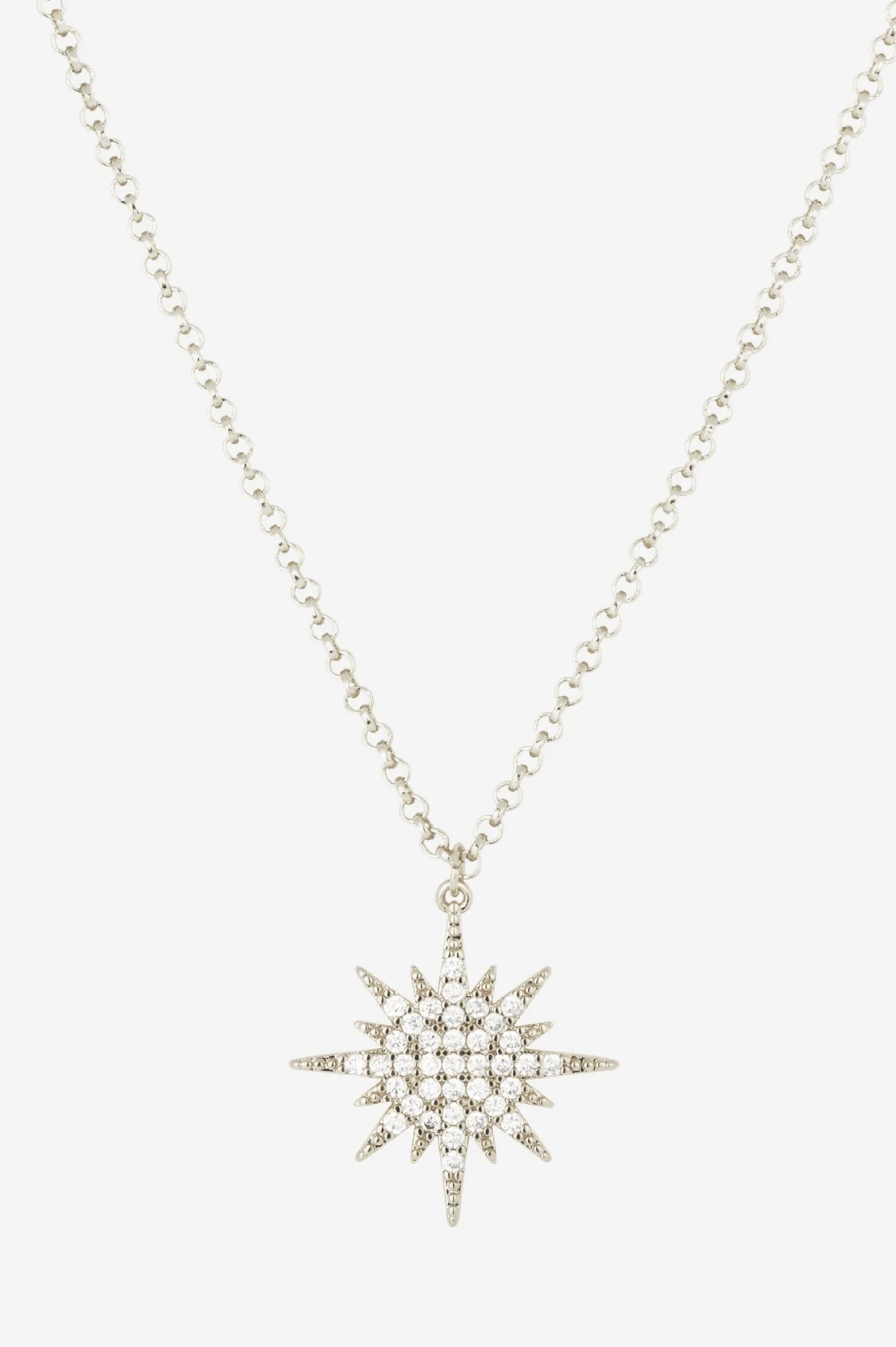 ASHIANA Starla Silver Necklace | Silver