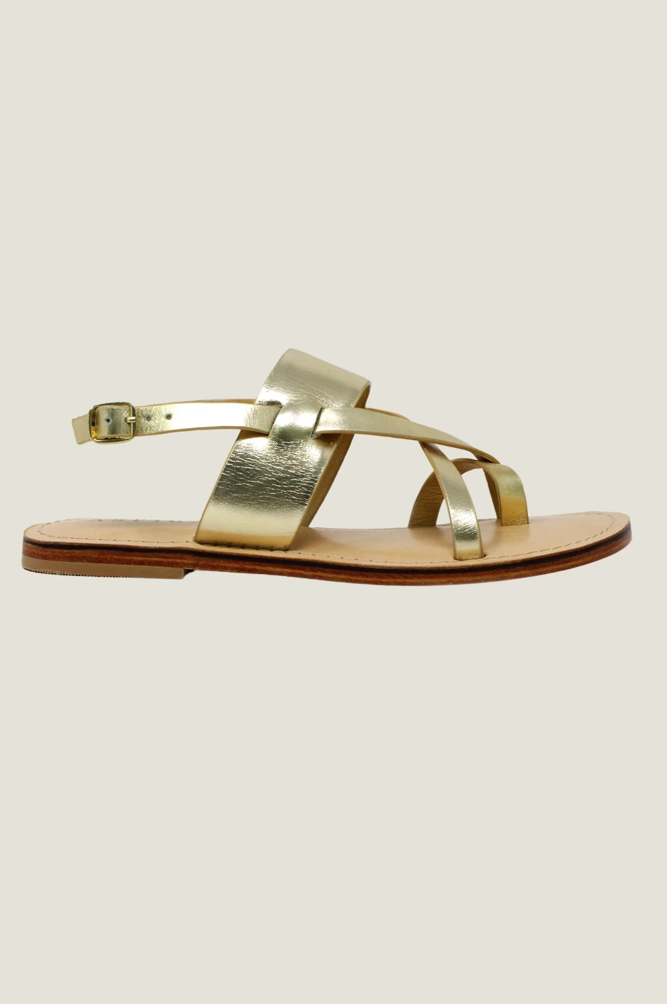 Ezra Sandals | Gold