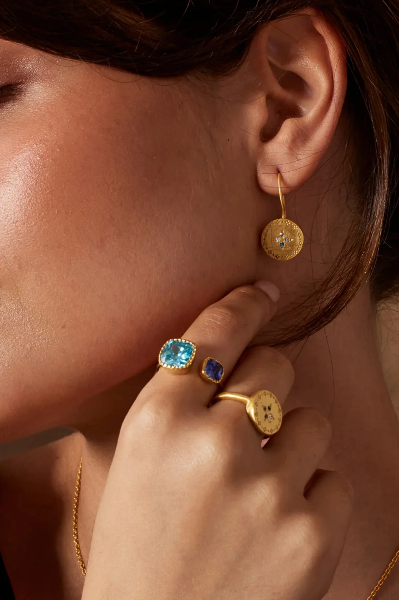 ASHIANA Gemma Ring | Gold