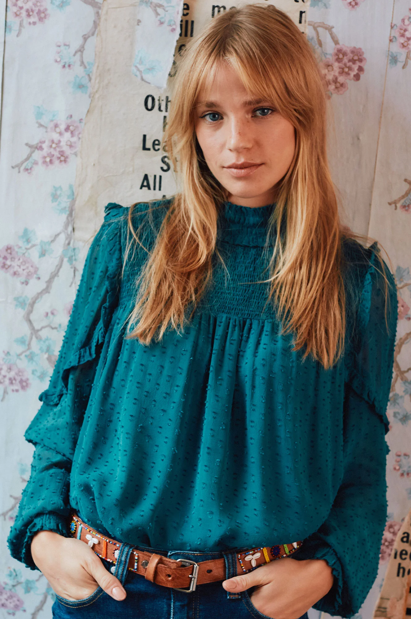 Shell Leather Belt | Multi