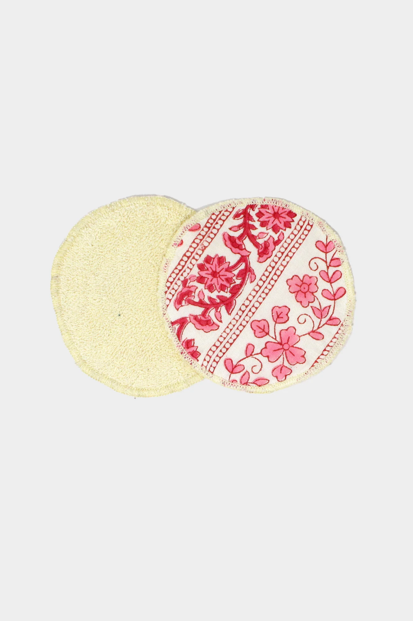 Face Pads | Linear Botanical Pink
