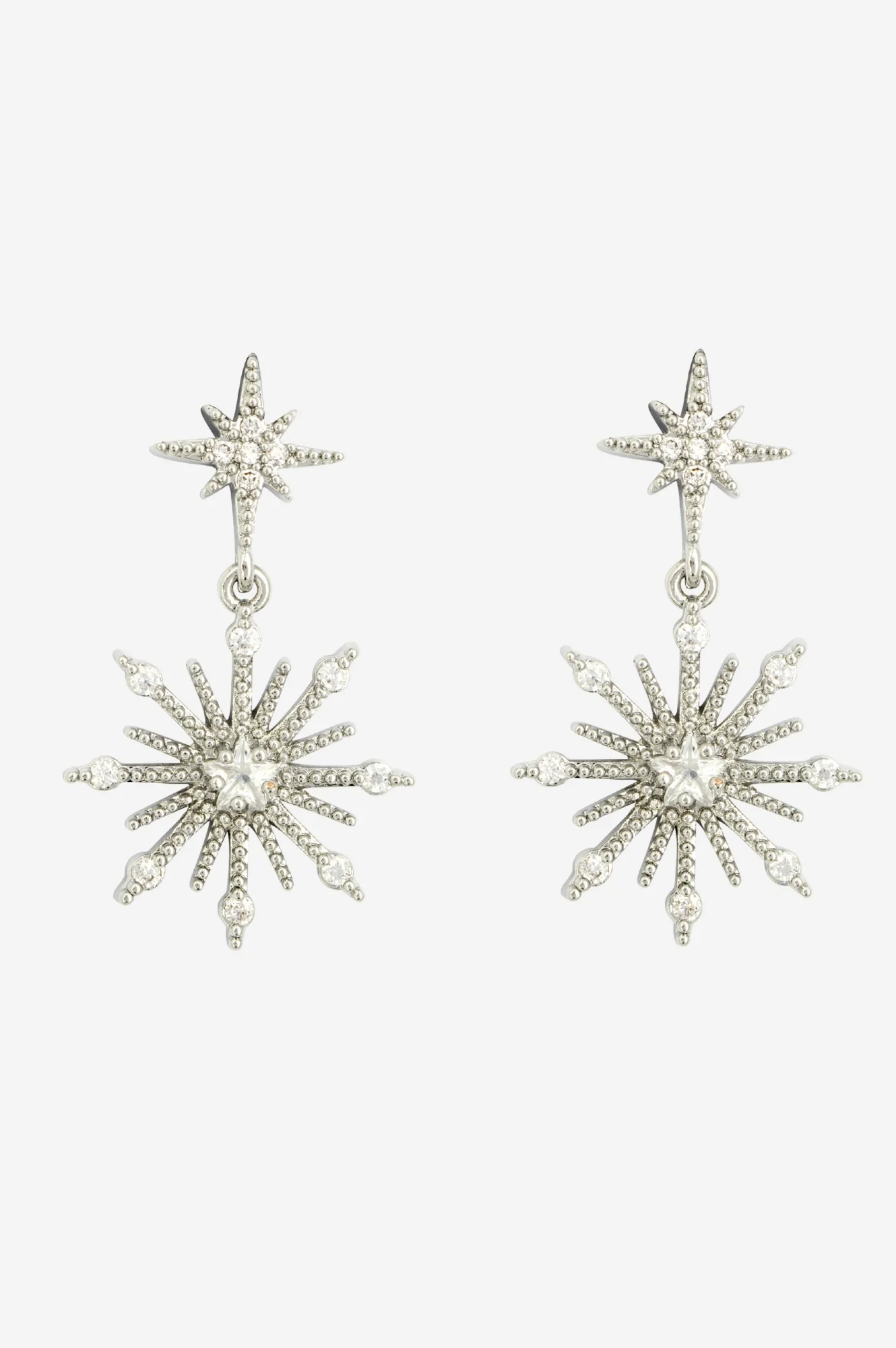 Northern Star Earrings | Silver