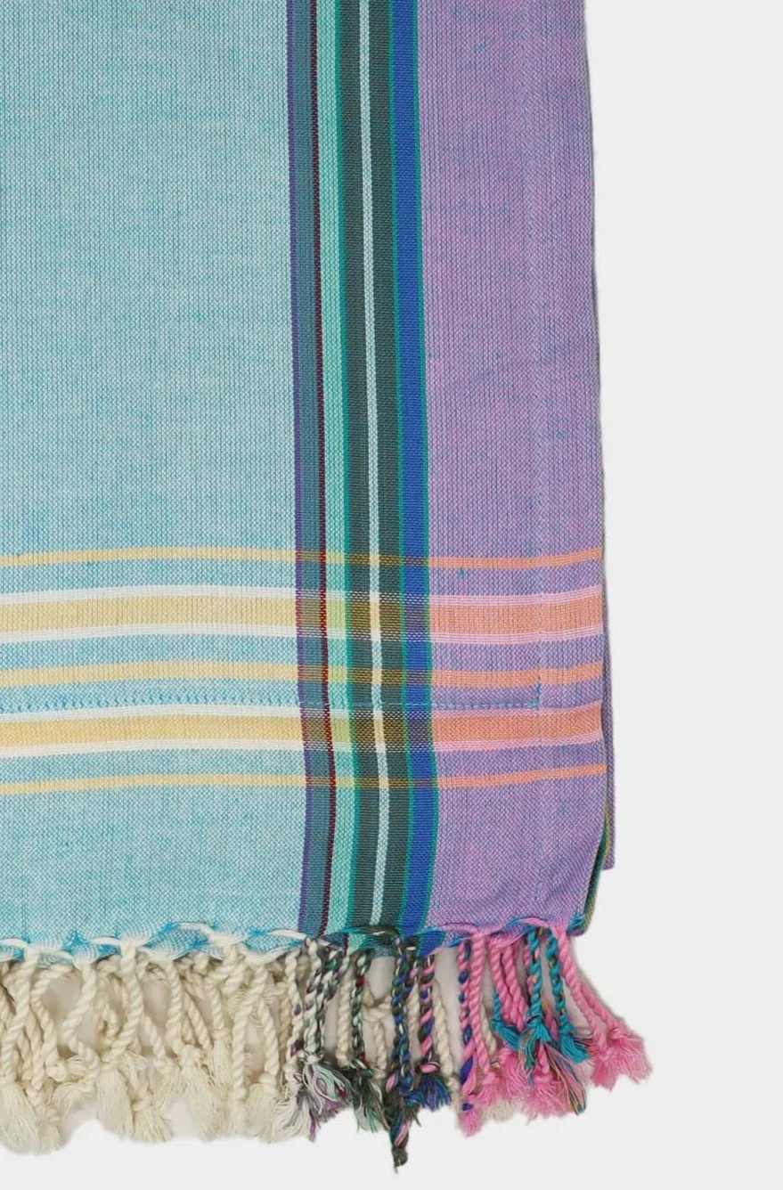 Kikoy Towel | Blue/Lilac