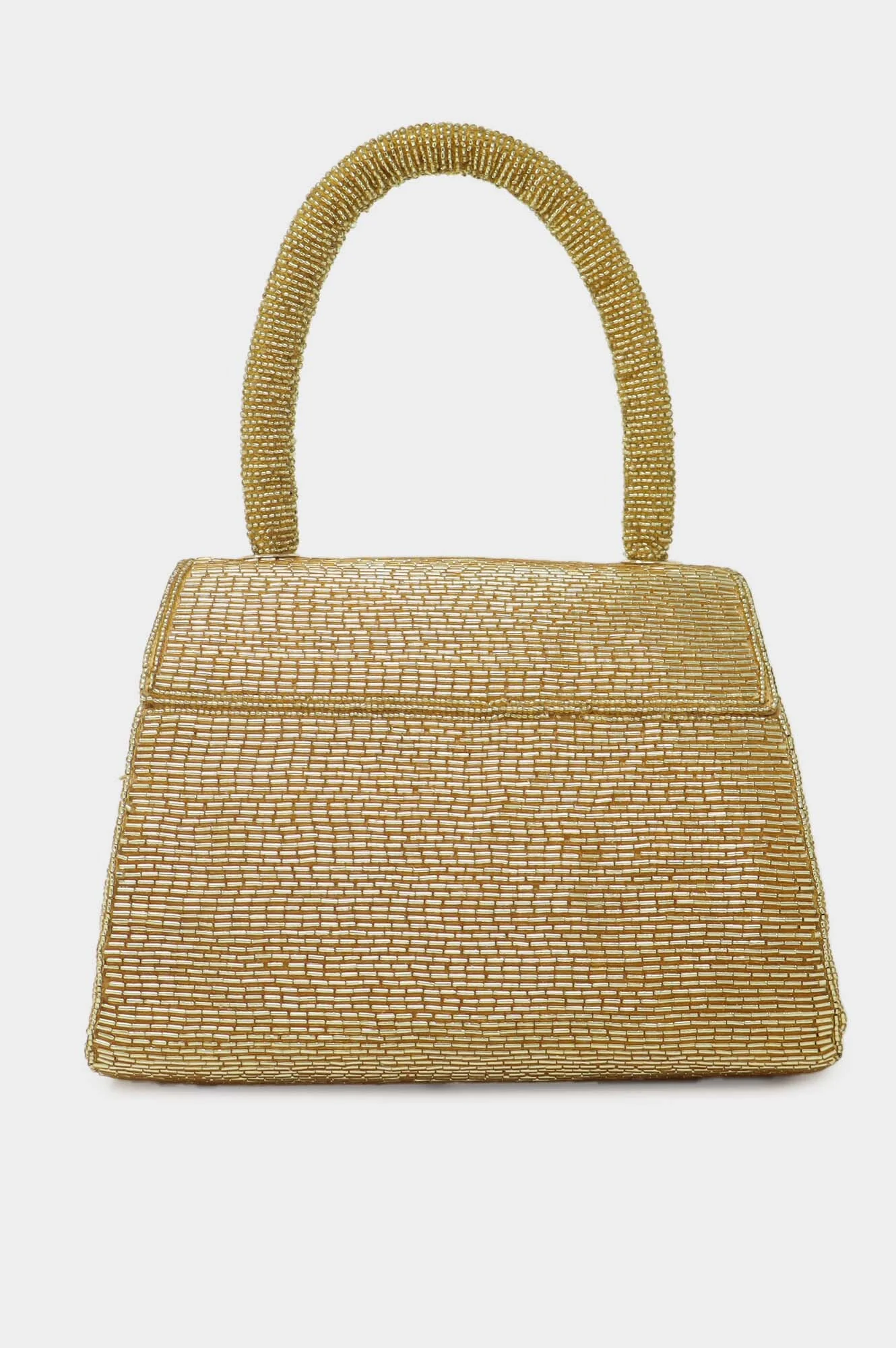 Beaded Handbag | Light Gold (new lining)