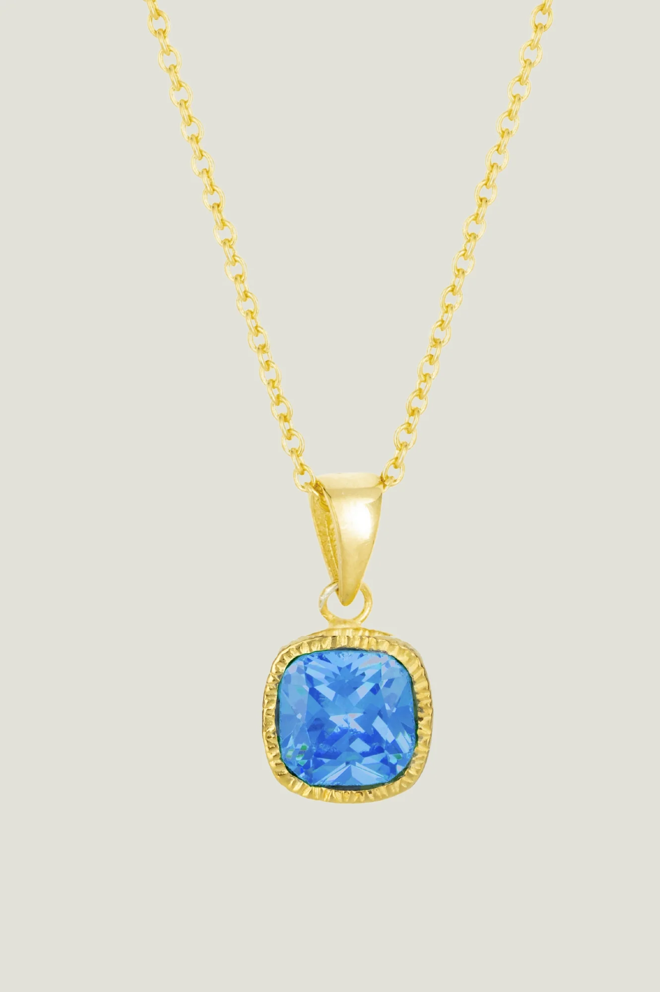 ASHIANA Lois Necklace | Blue Topaz