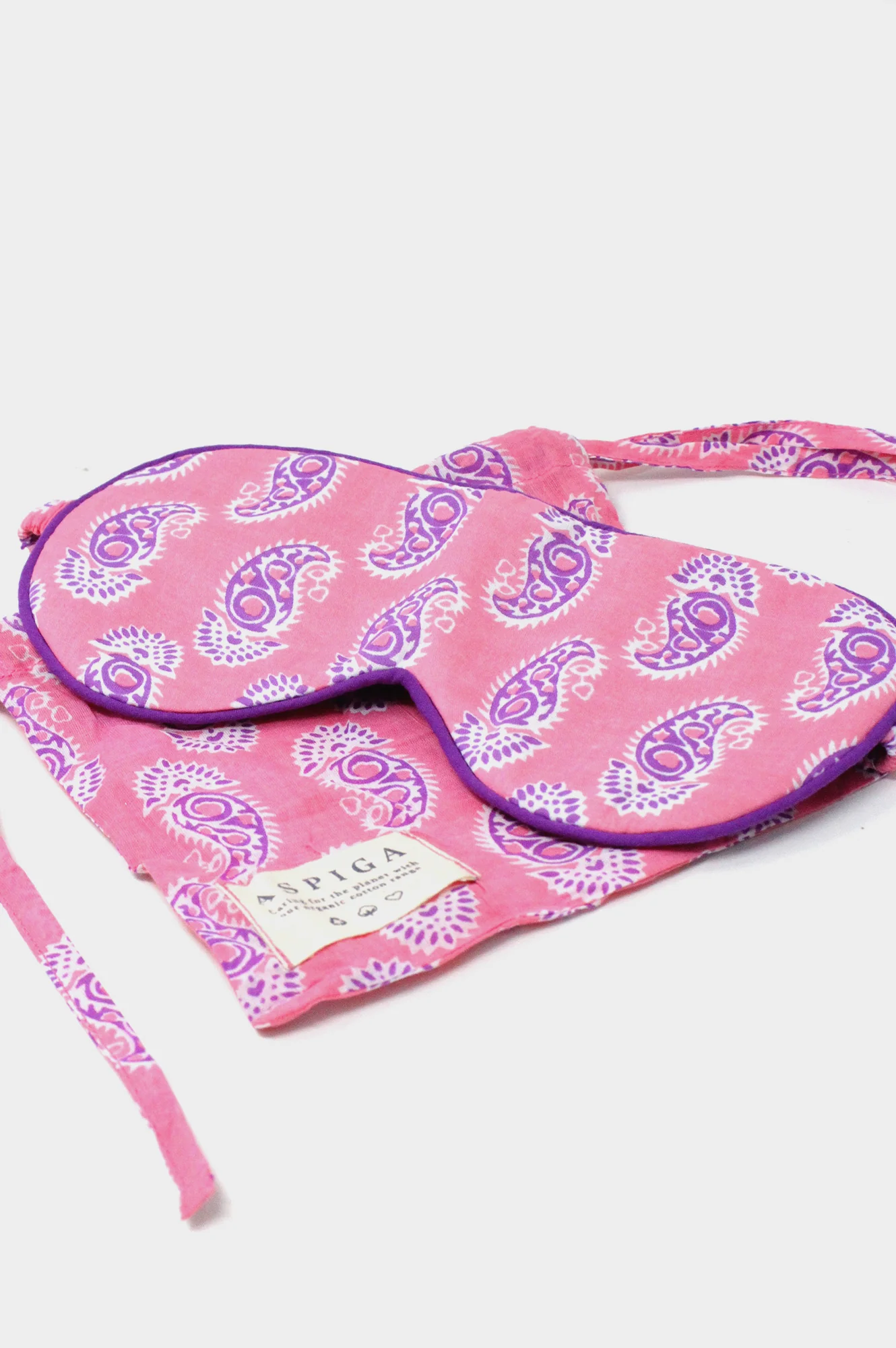 Eye Mask | Paisley Pink