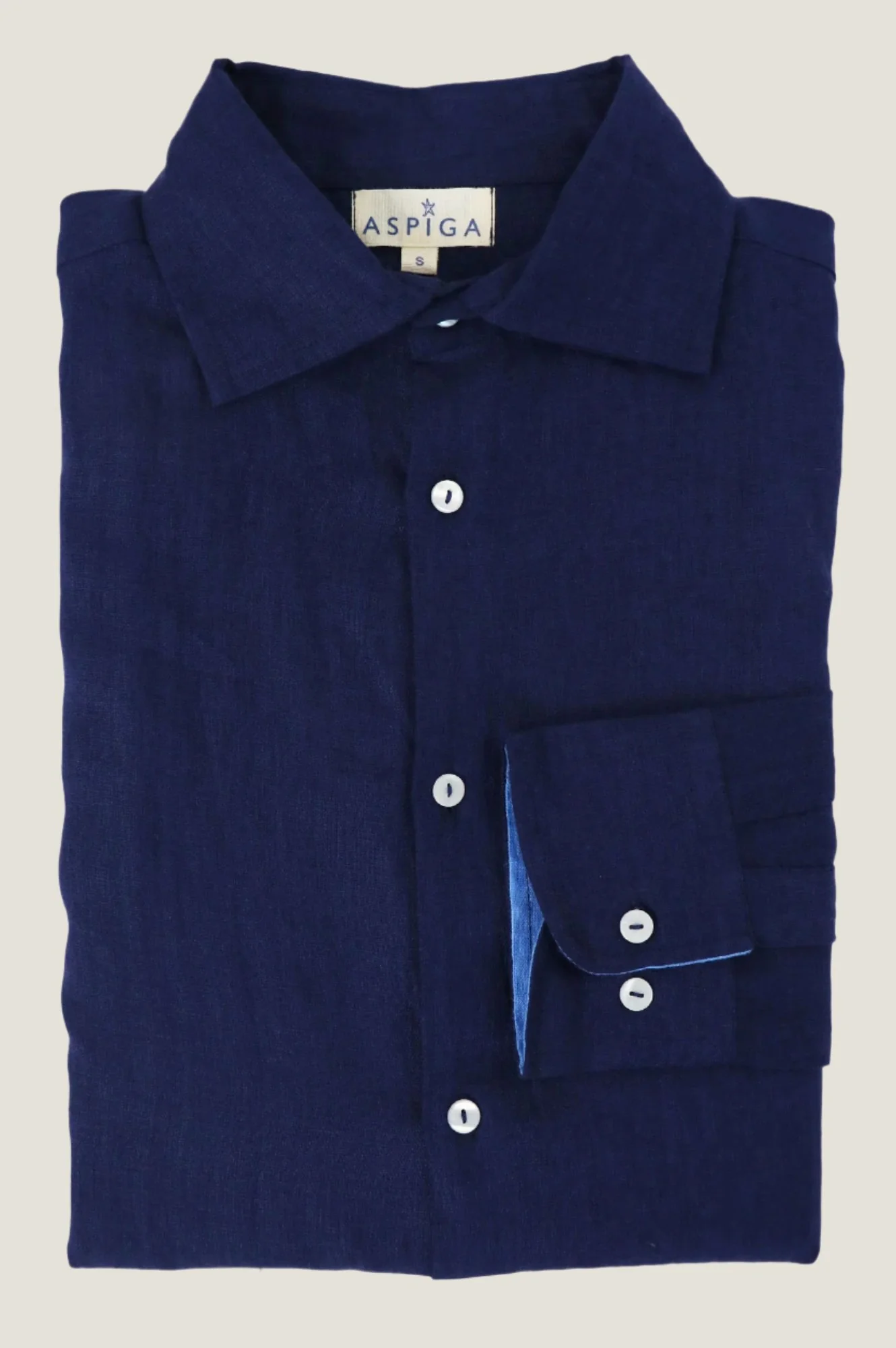 Men's Premium Linen Shirt | Navy