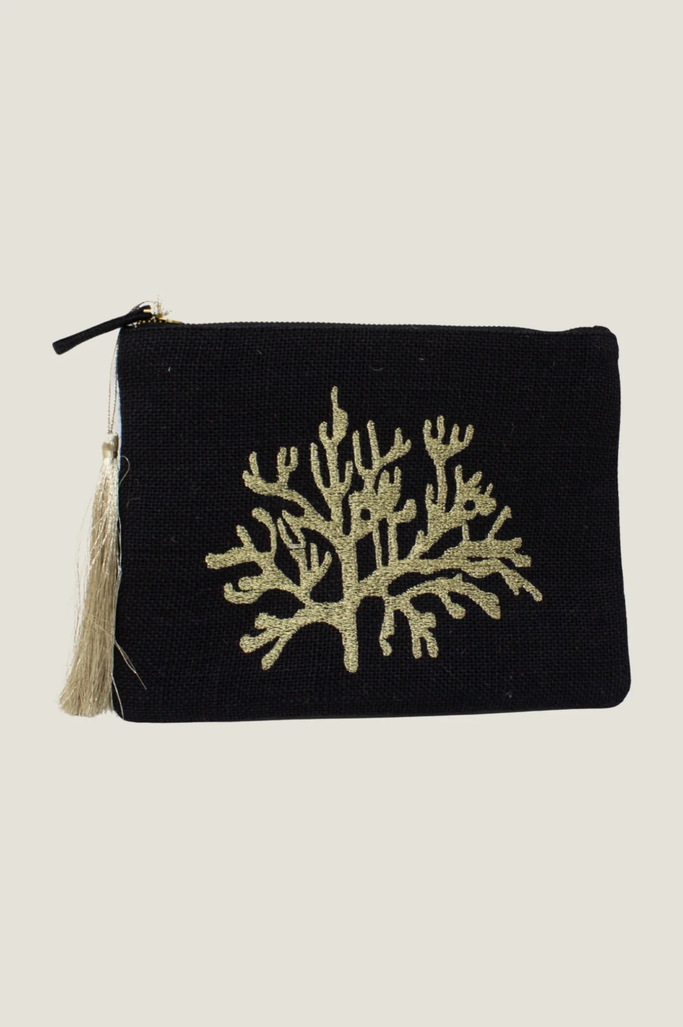 Coral Clutch | Black/Gold