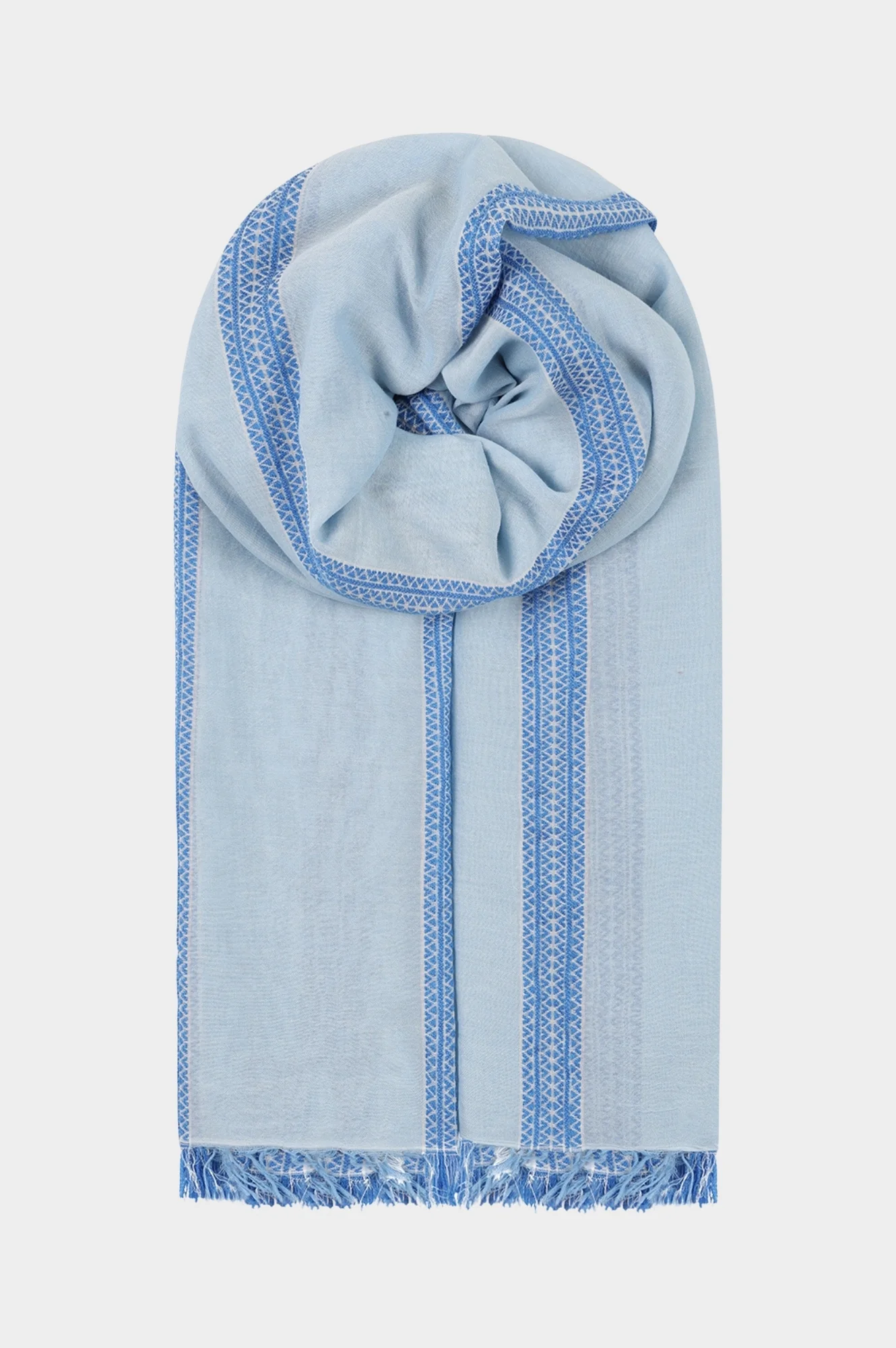 Organic Cotton Scarf | Blue