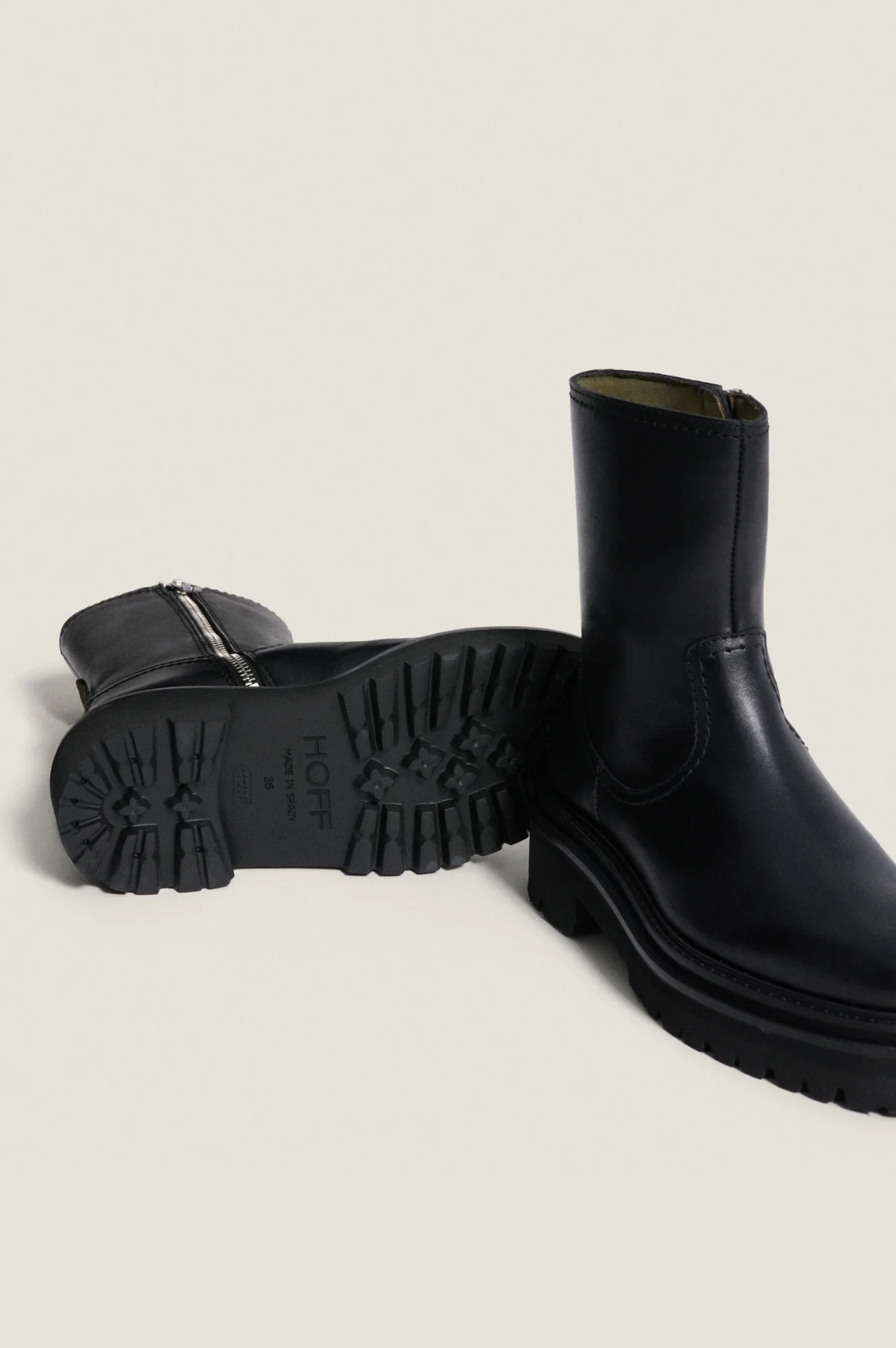 HOFF Office Leather Boot | Black