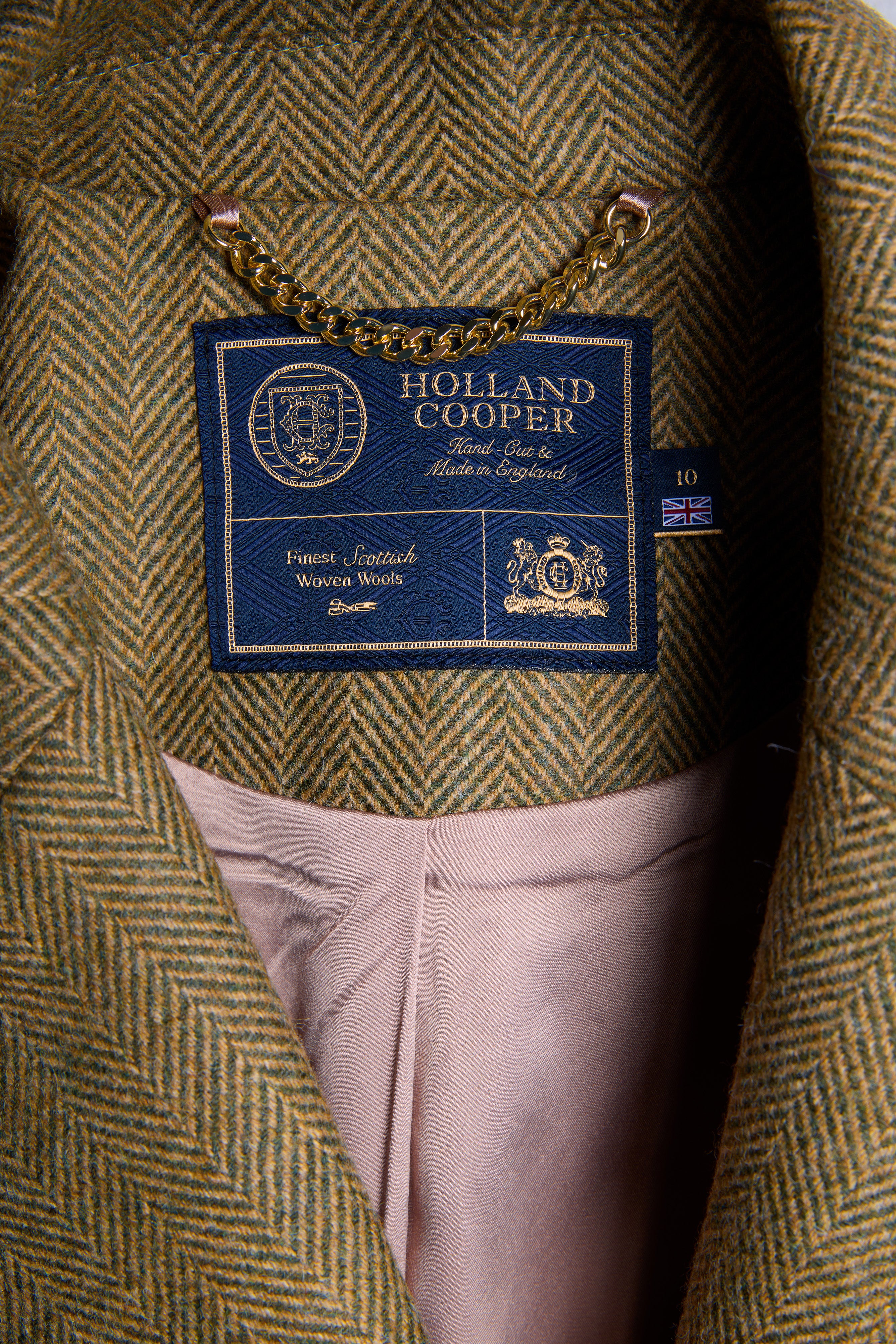 The Great Coat (Moss Herringbone)