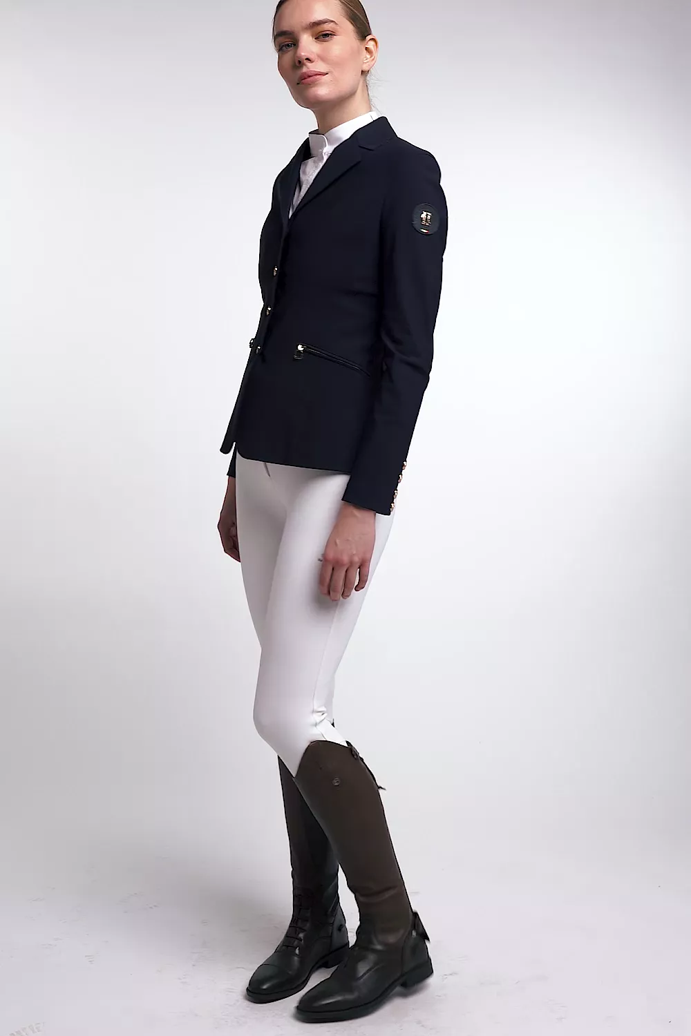 Gatcombe Long Sleeve Show Shirt (Ink Navy)