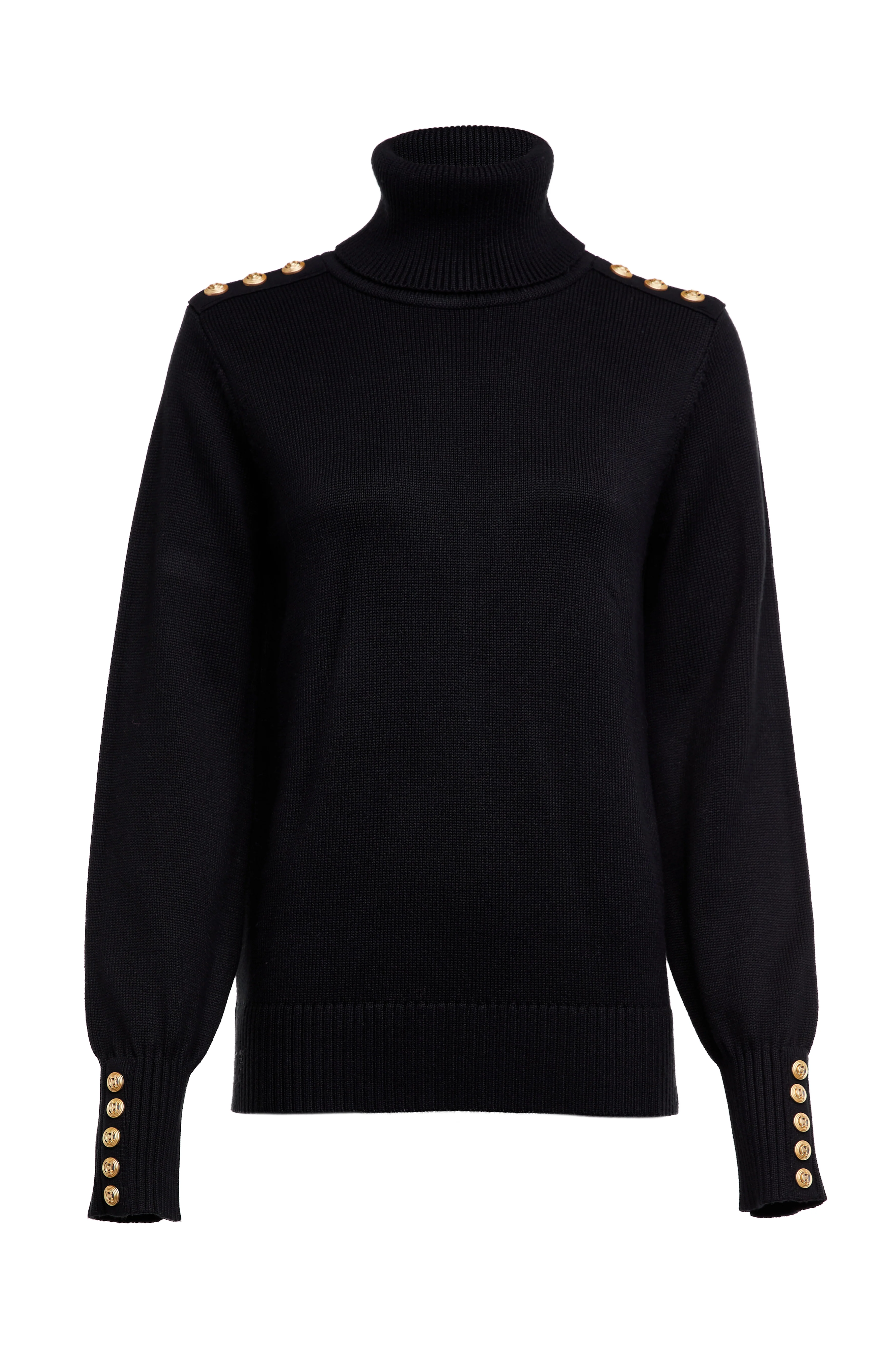 Chamonix Roll Neck Knit (Black)