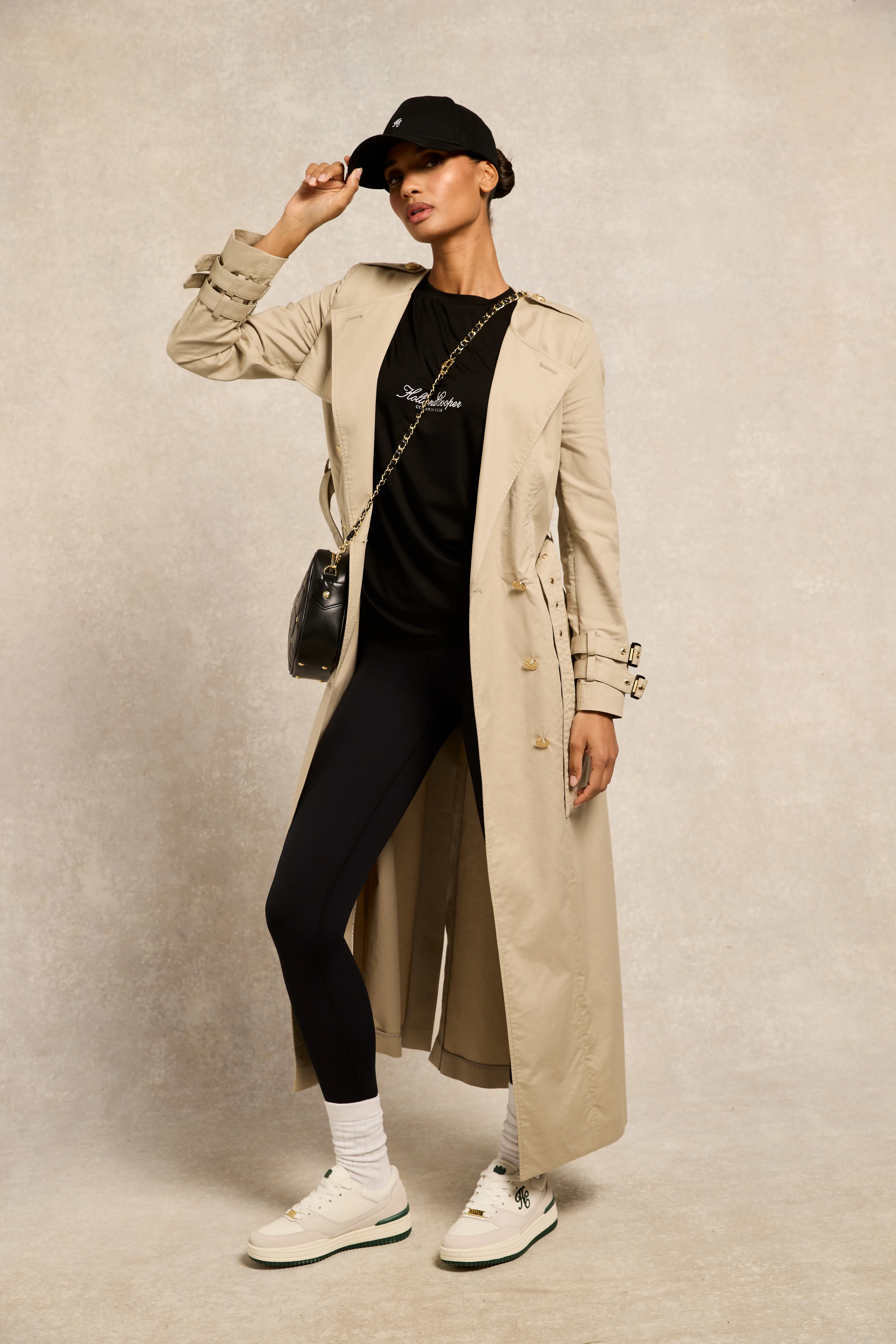 Oversized Monogram Tee (Black)