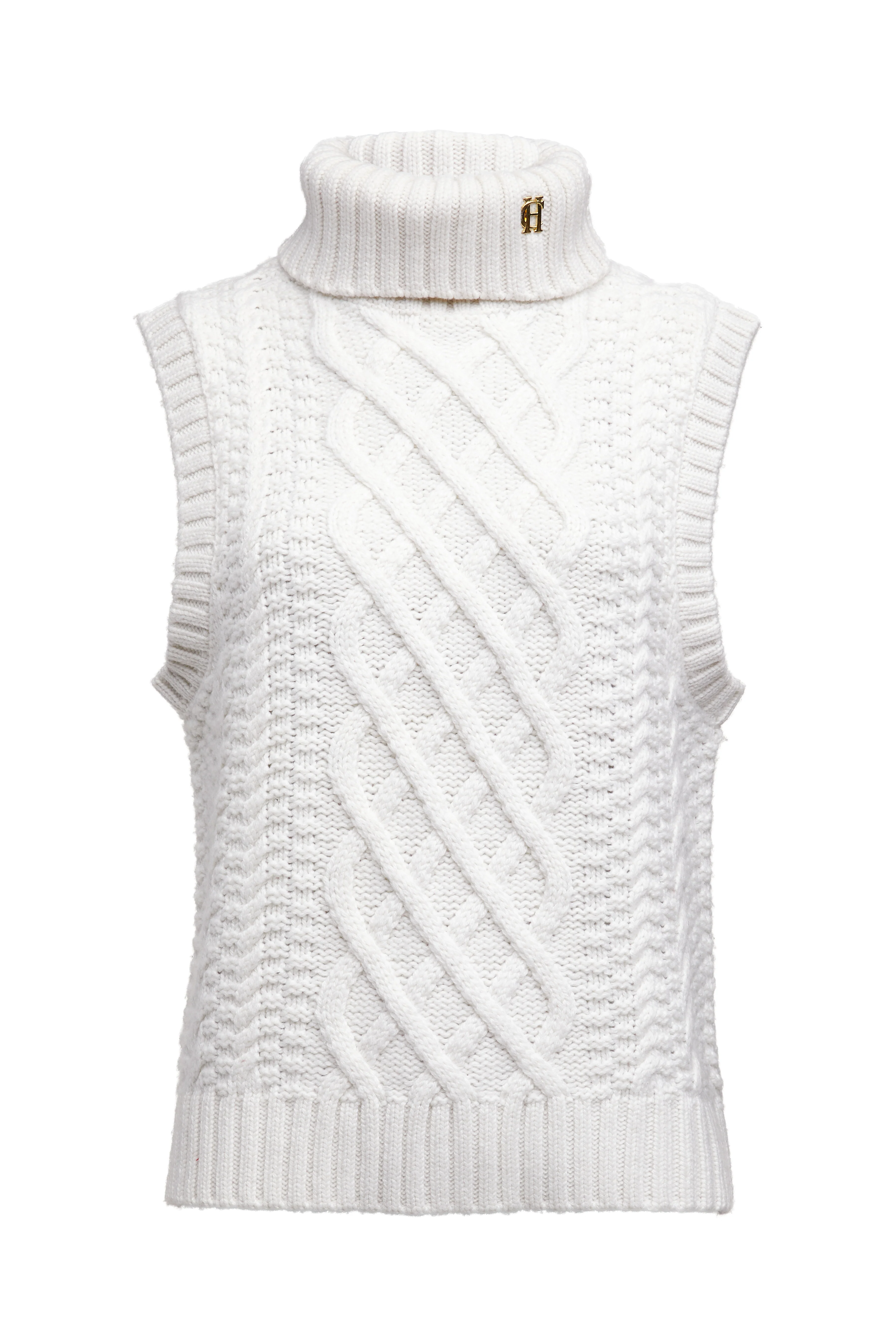 Sleeveless Knit (Oyster)