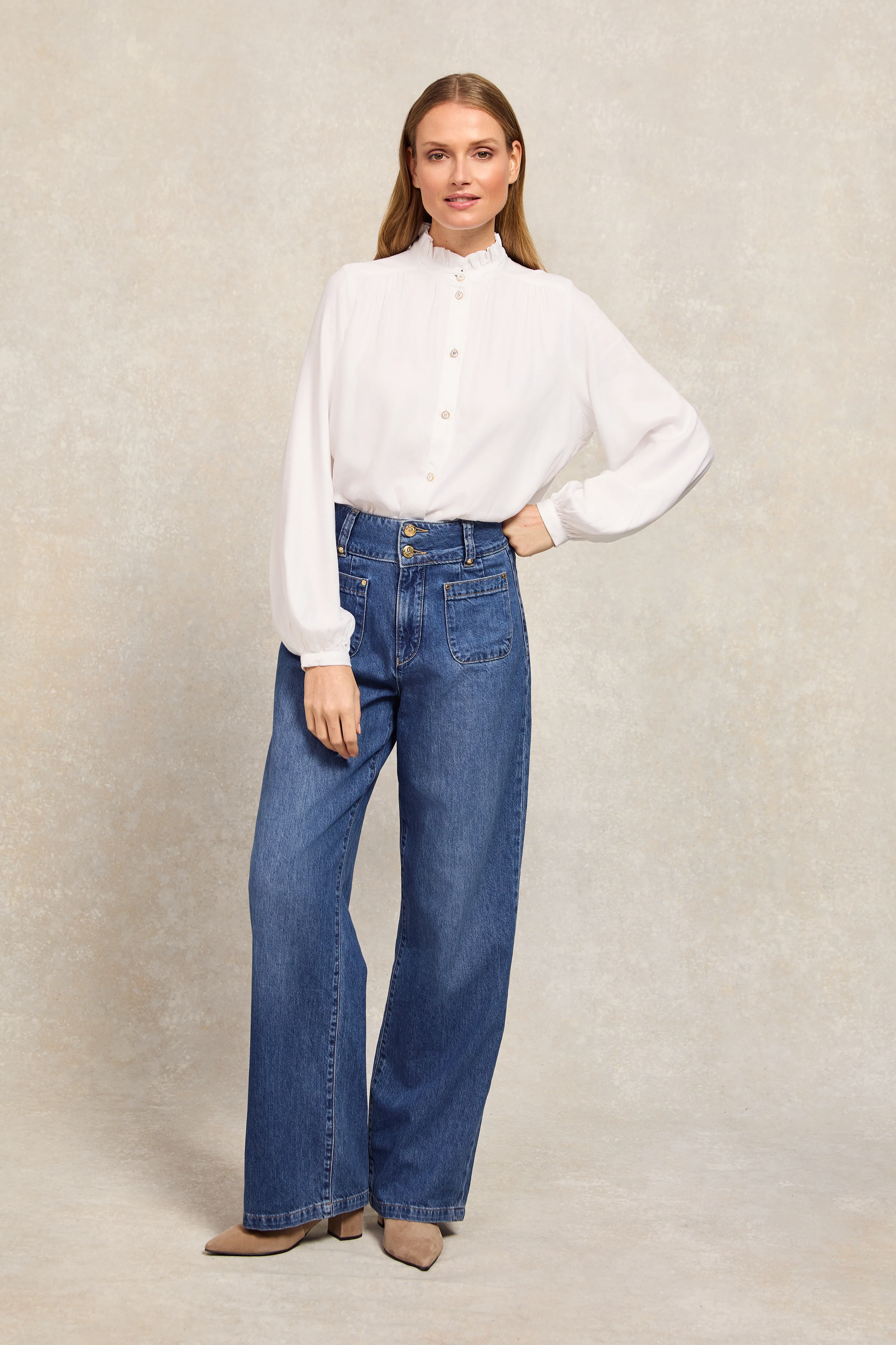 Lilibet Blouse (White)