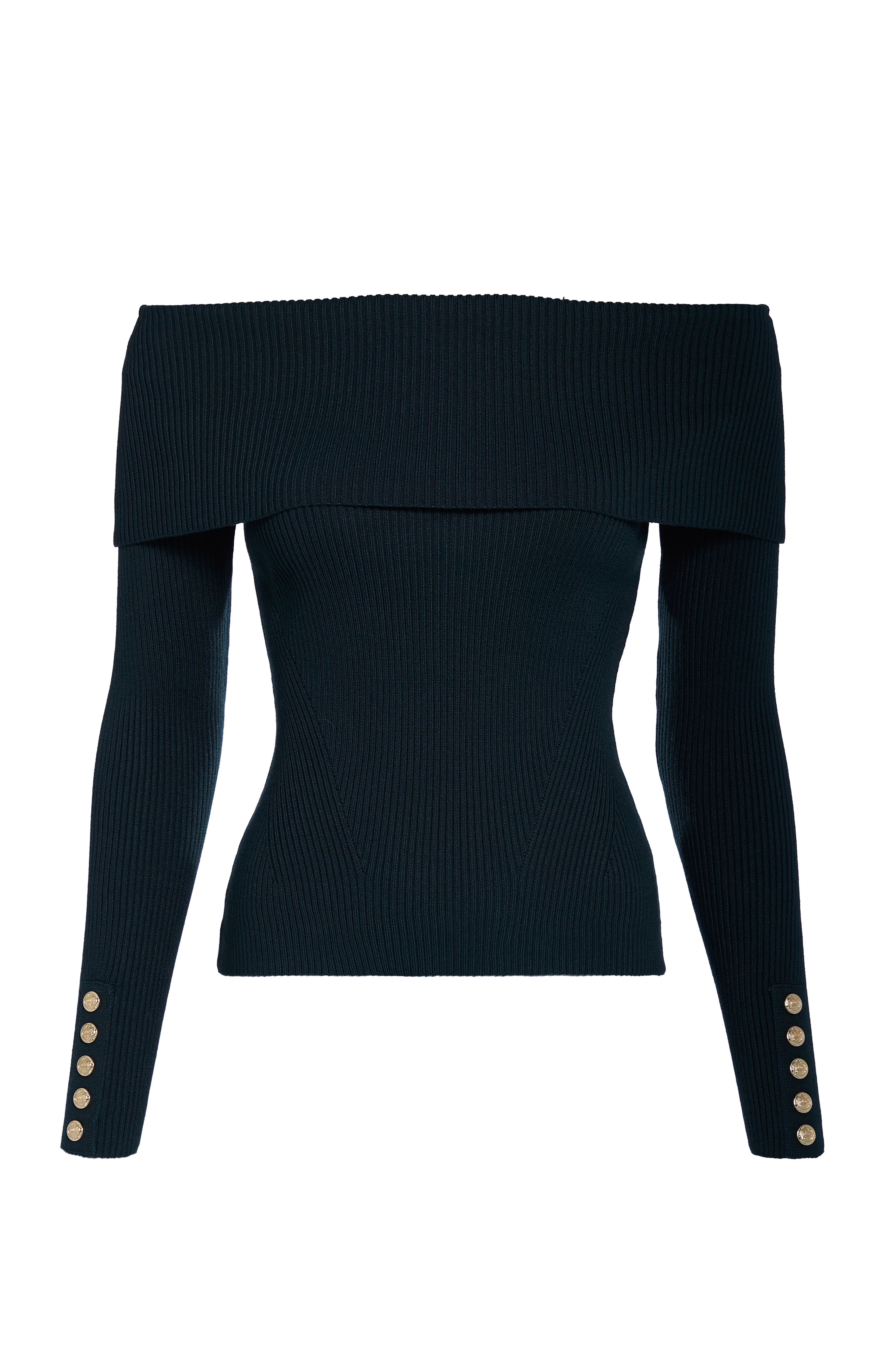 Bardot Knit (Deep Emerald)