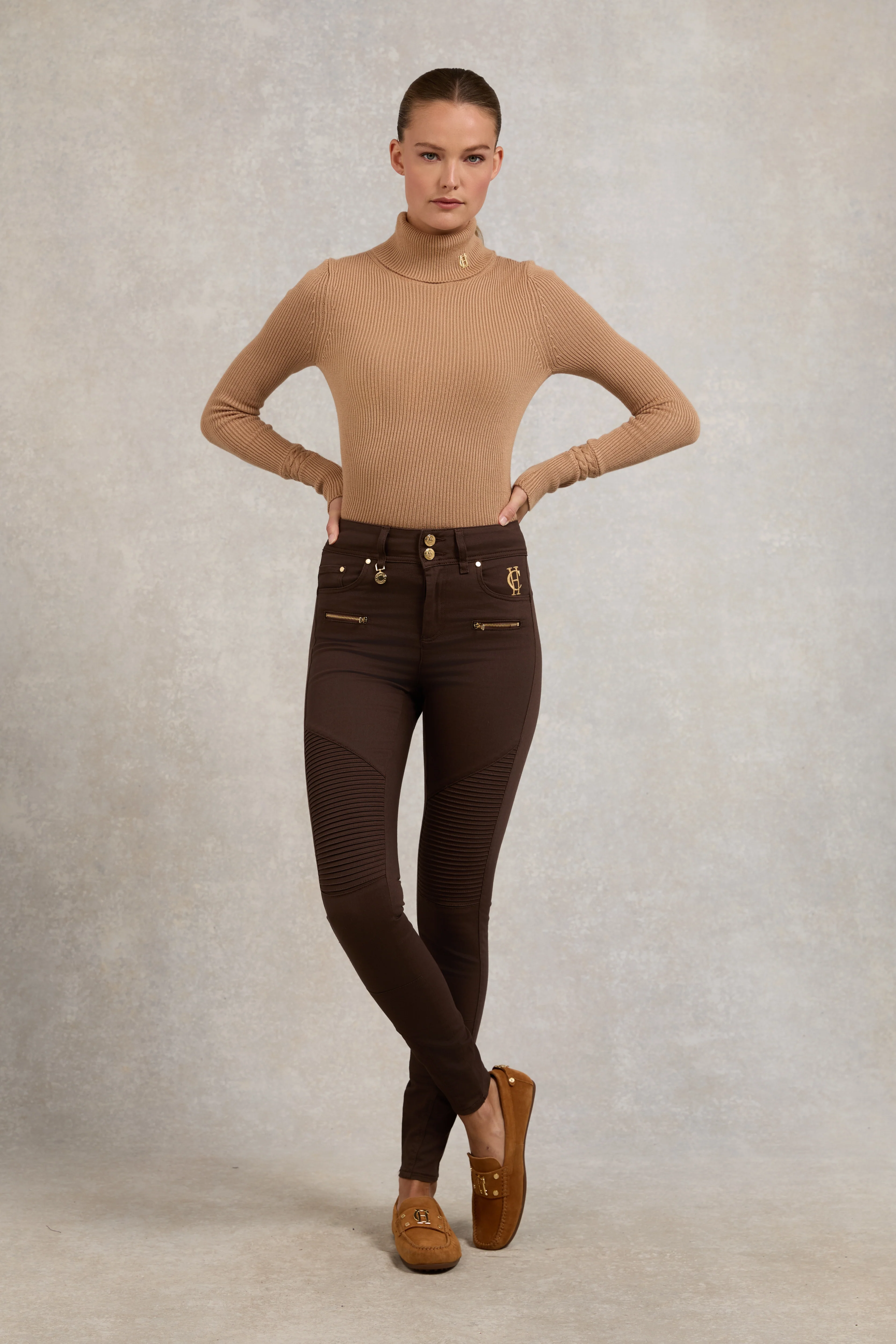 Biker Jean (Chocolate)