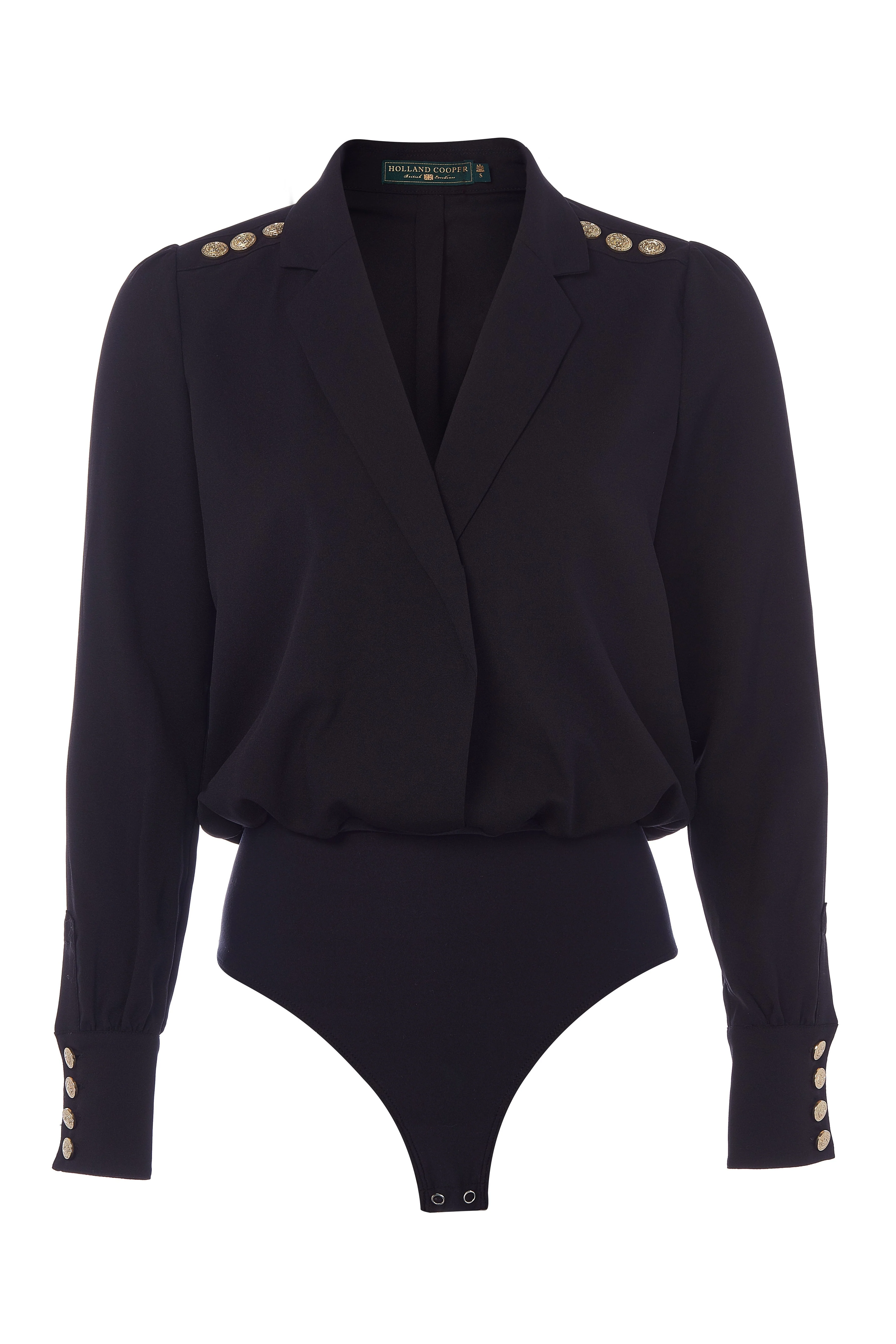 Shirt Bodysuit (Black)