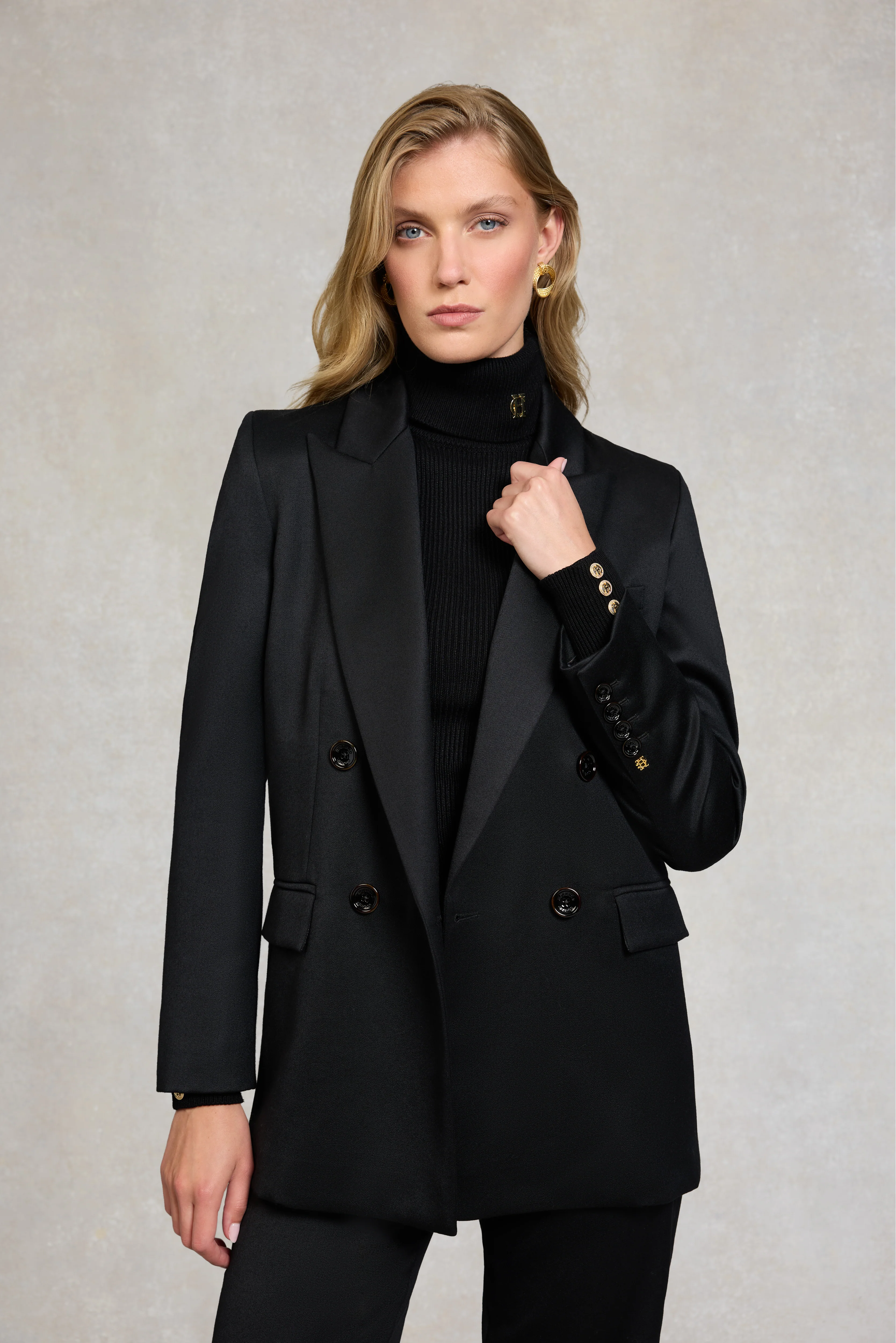 The Portman Blazer (Black Twill)