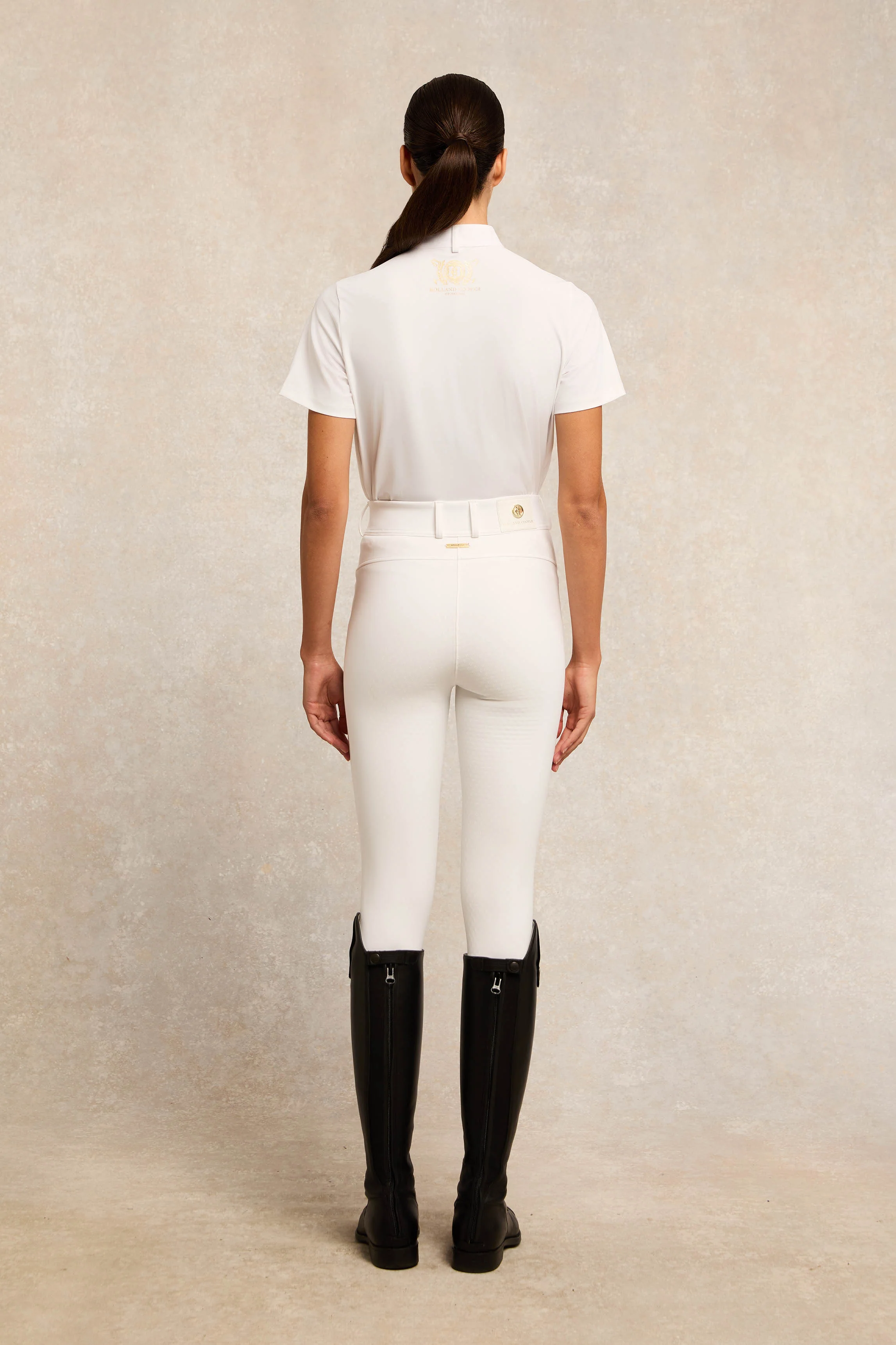 Gatcombe Short Sleeve Showshirt (White)