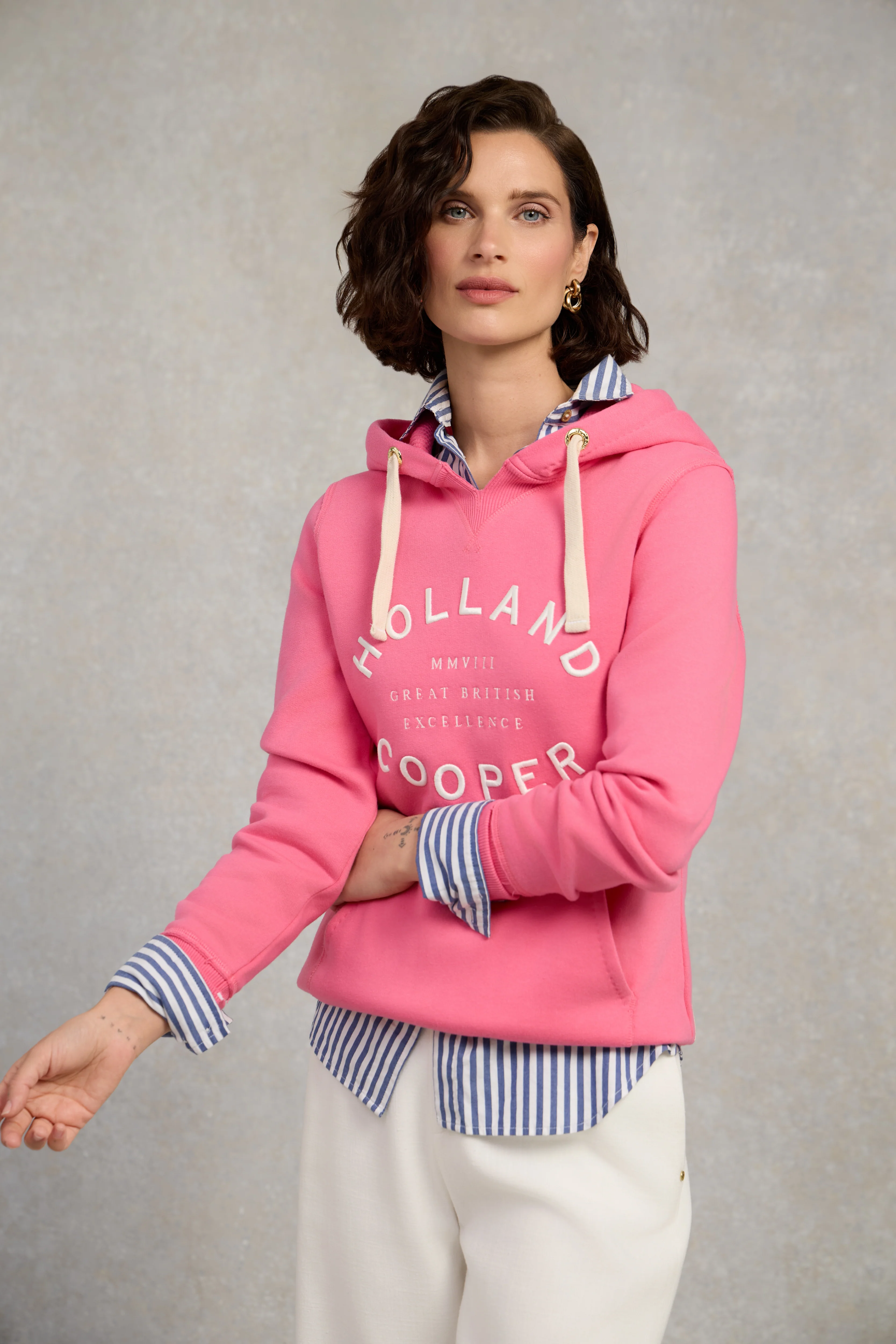 Varsity Hoodie (Peony Pink)