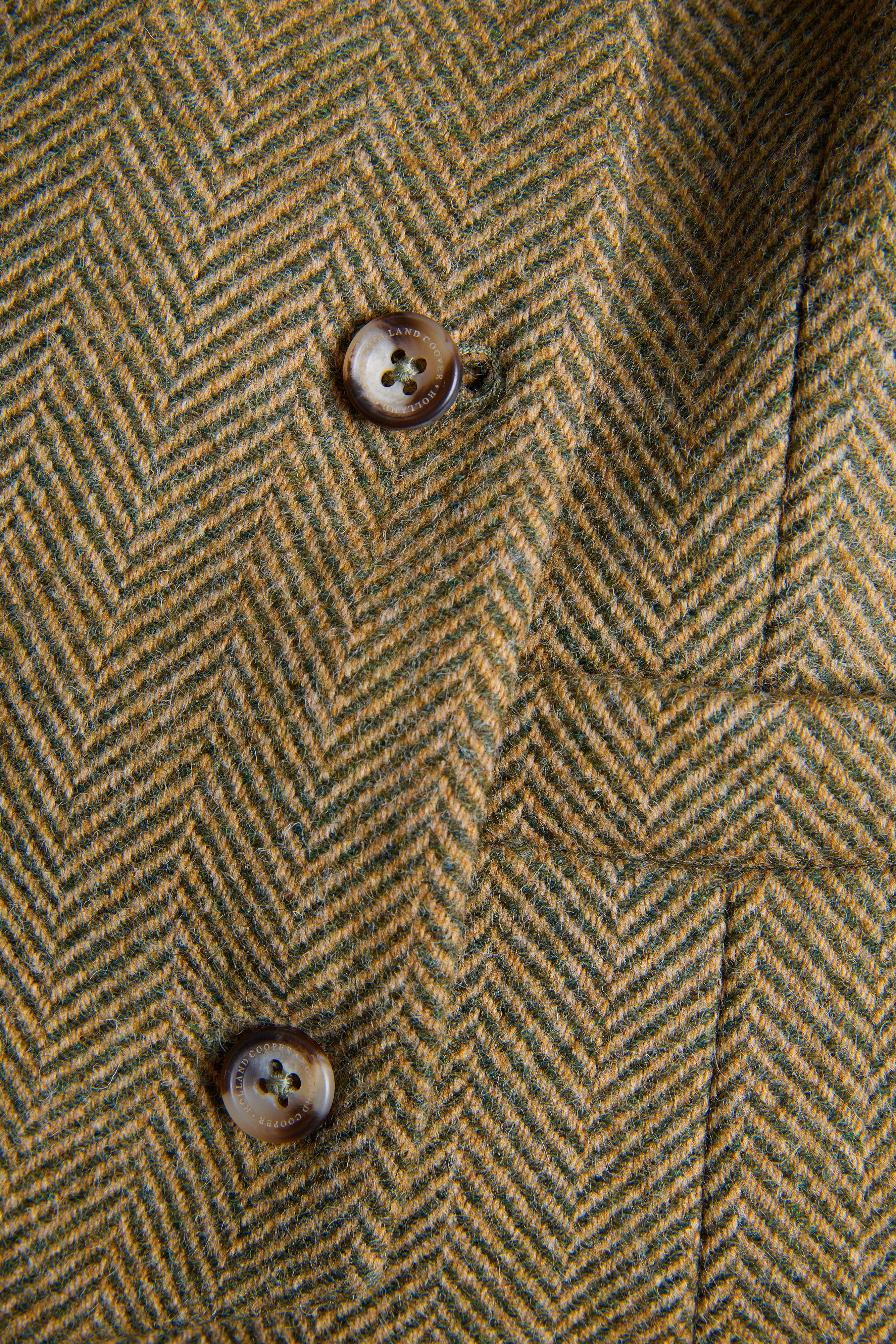Kensington Waistcoat (Moss Herringbone)